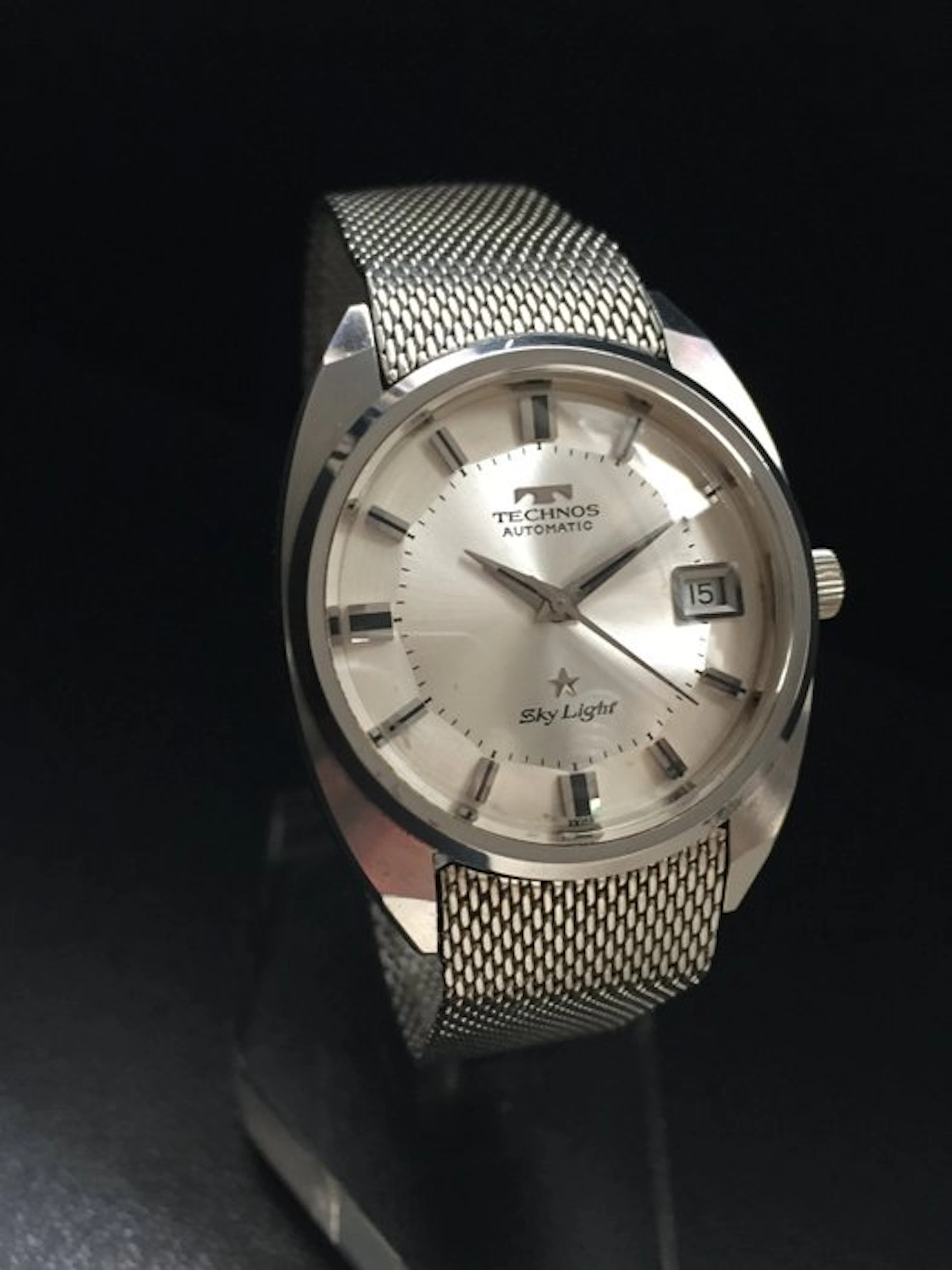 Technos - Sky Light Dial Pie-Pan Automatic Full Genuine...