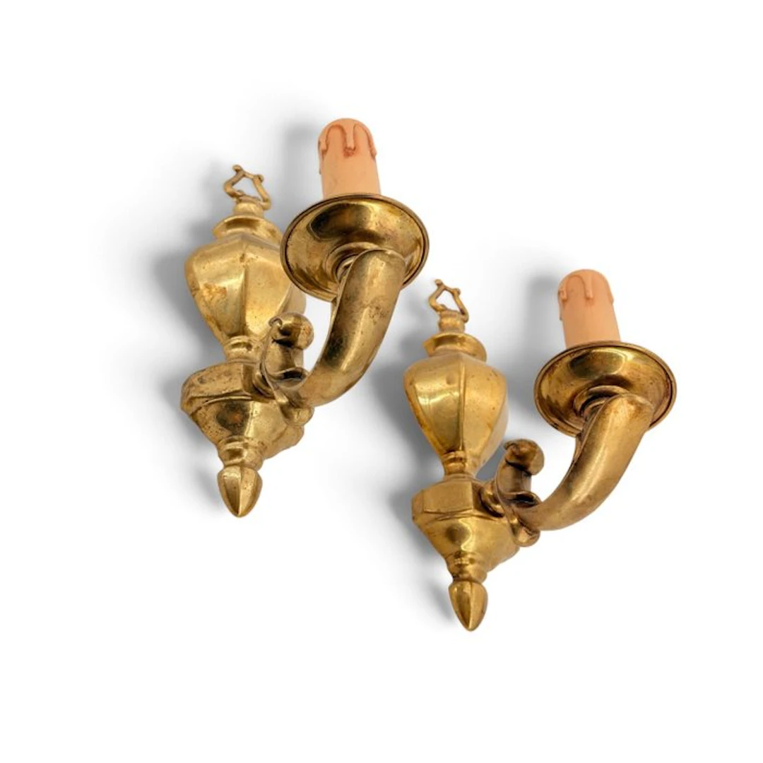 Wall lamp (2) - Bronze - Louis XVI