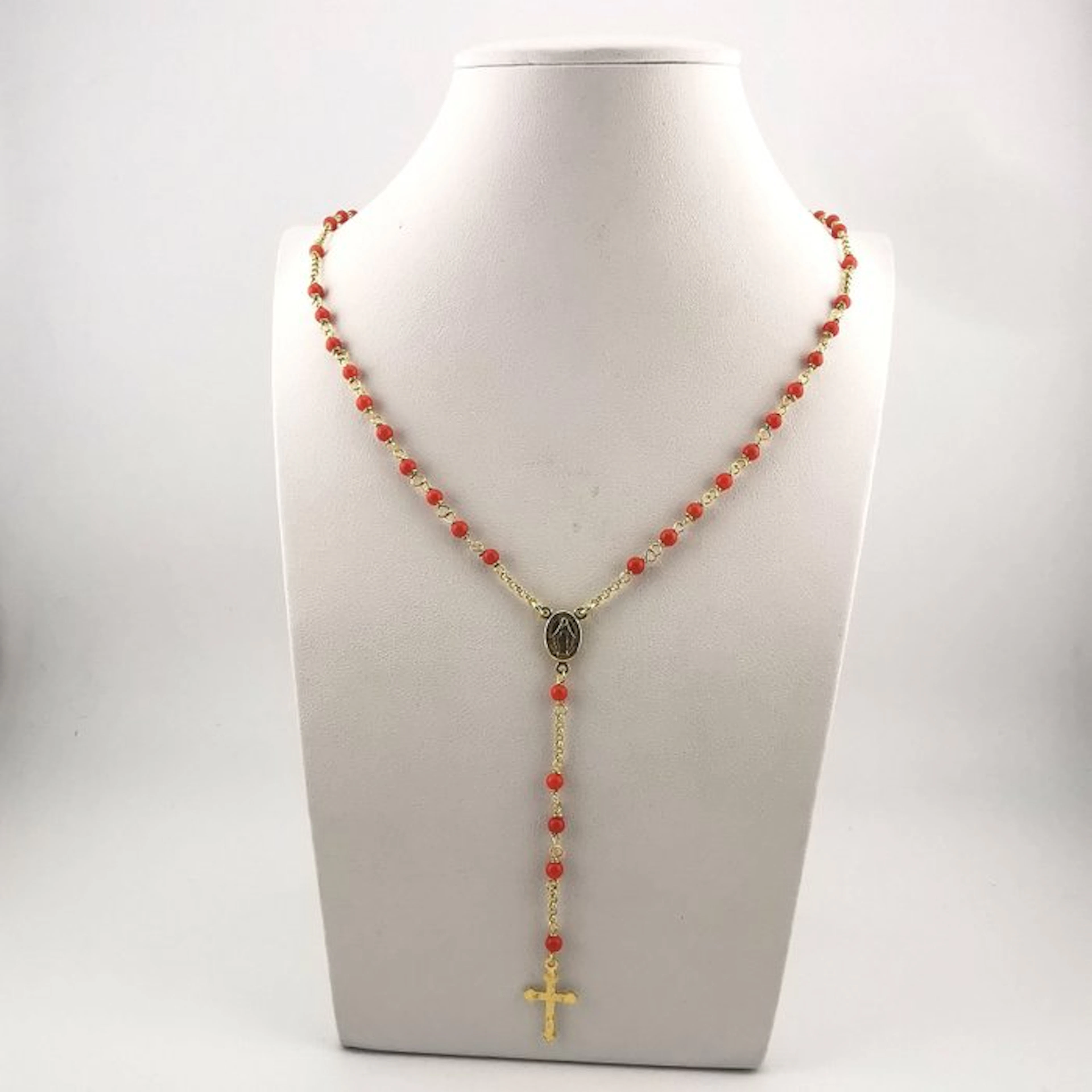 Coral - Sterling Silver 925 - Necklace