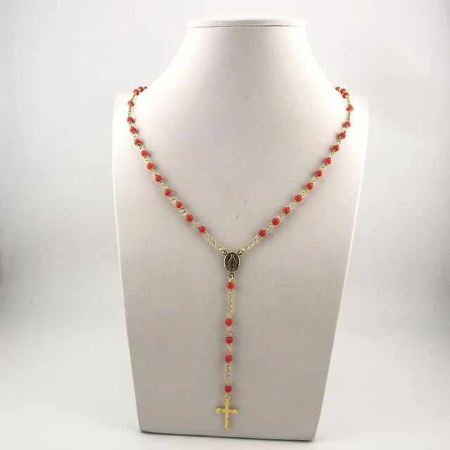 Coral - Sterling Silver 925 - Necklace