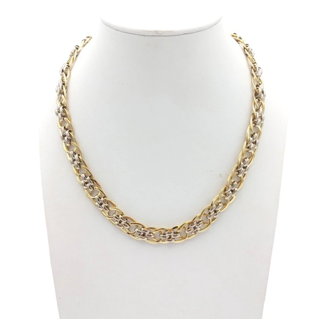 Necklace - 18 kt. Yellow gold, White gold