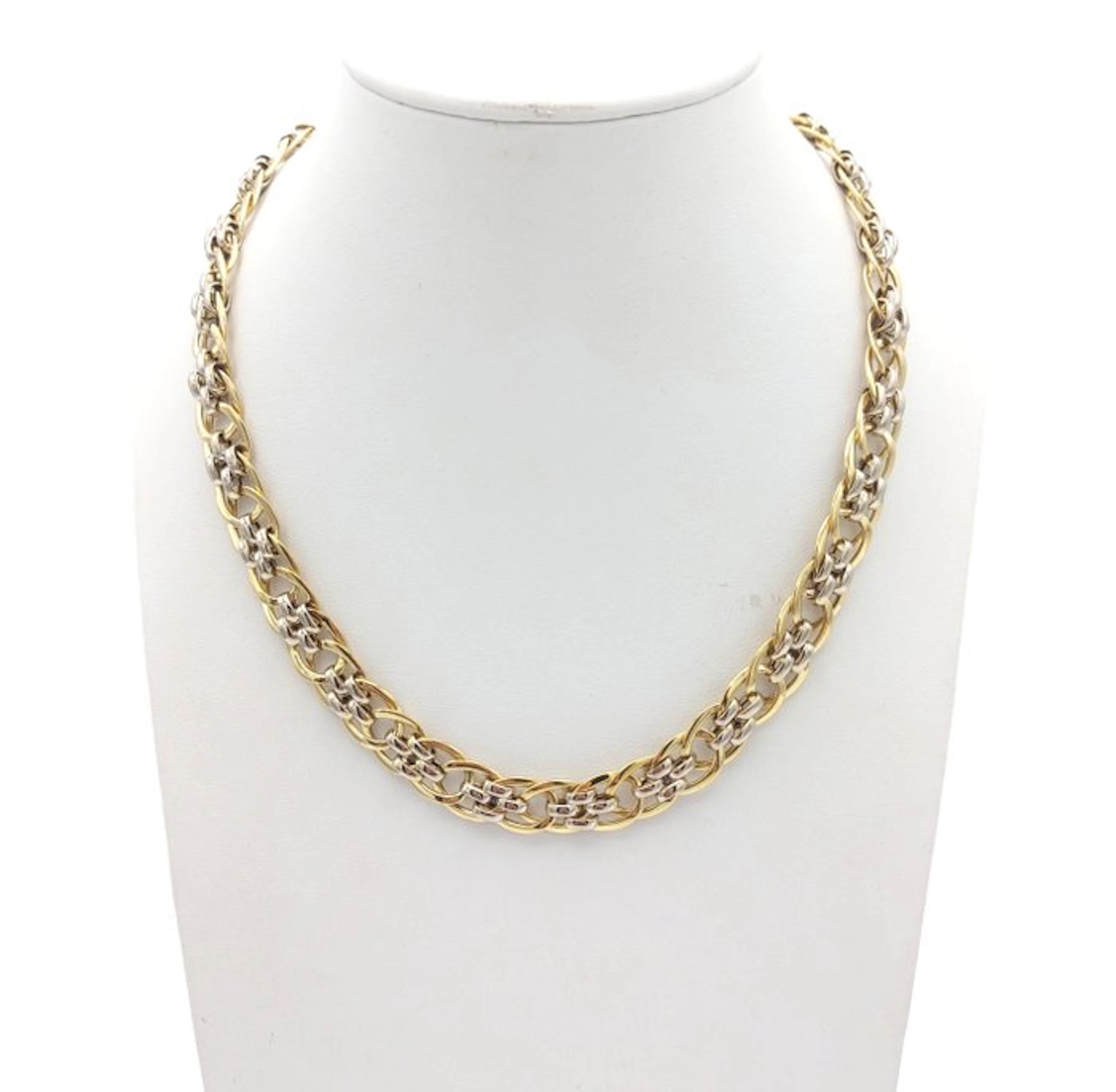 Necklace - 18 kt. Yellow gold, White gold