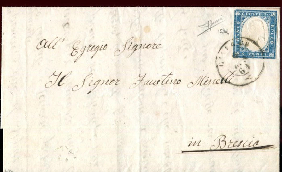 Italian Ancient States - Sardinia 1855/1861 - The rare...