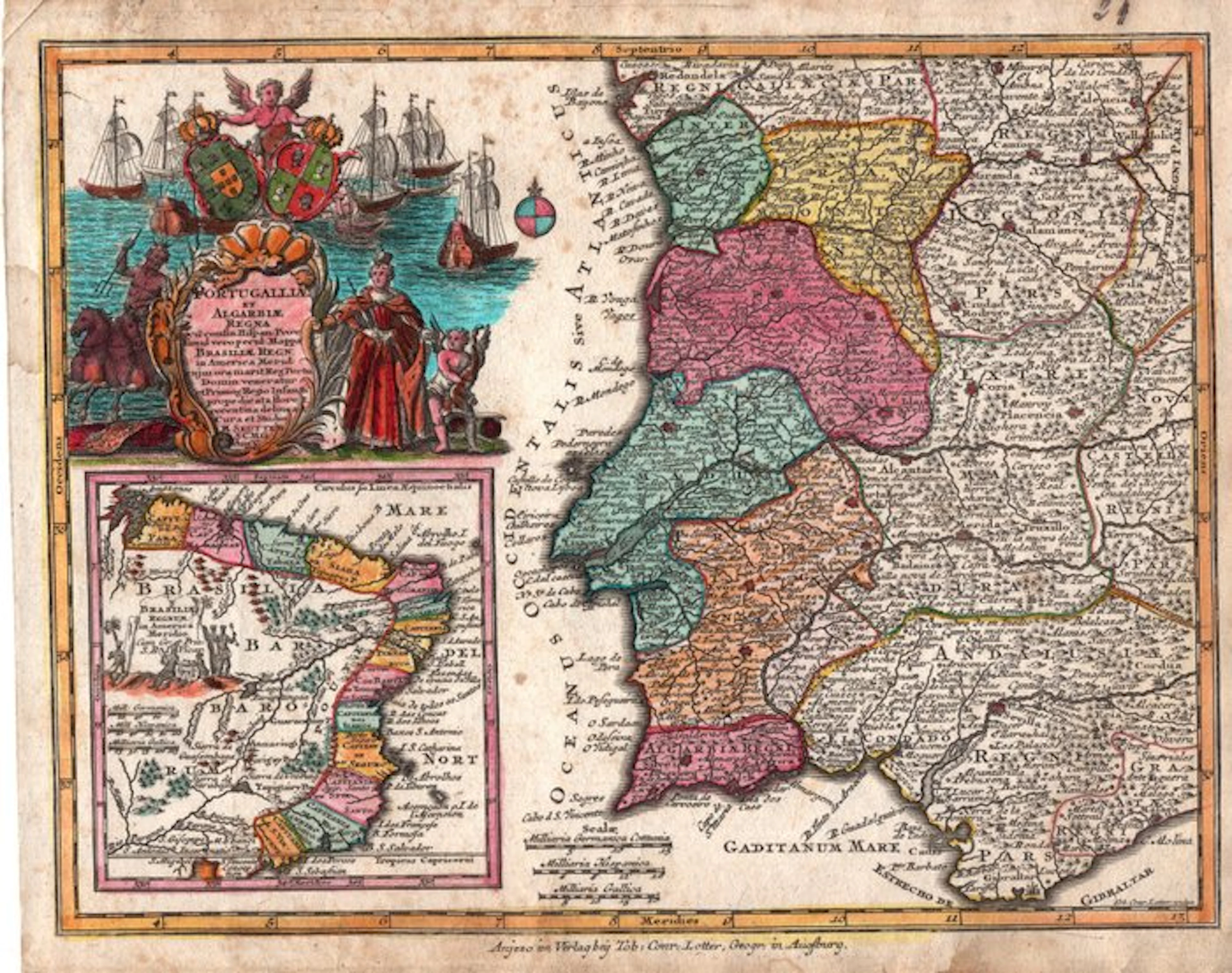 Portugal - Portugal; Seutter