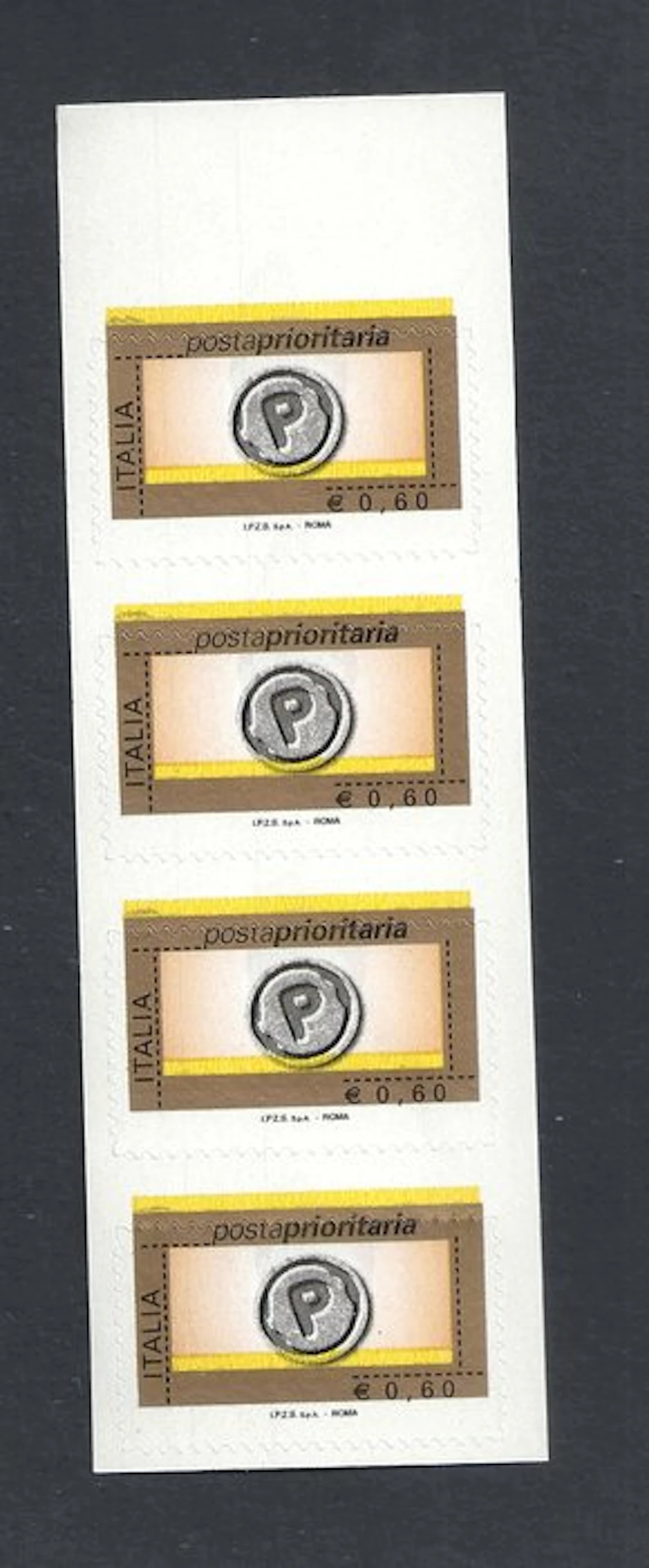 Italy 2006 - Republic: block of four of the 0.60‑cent...