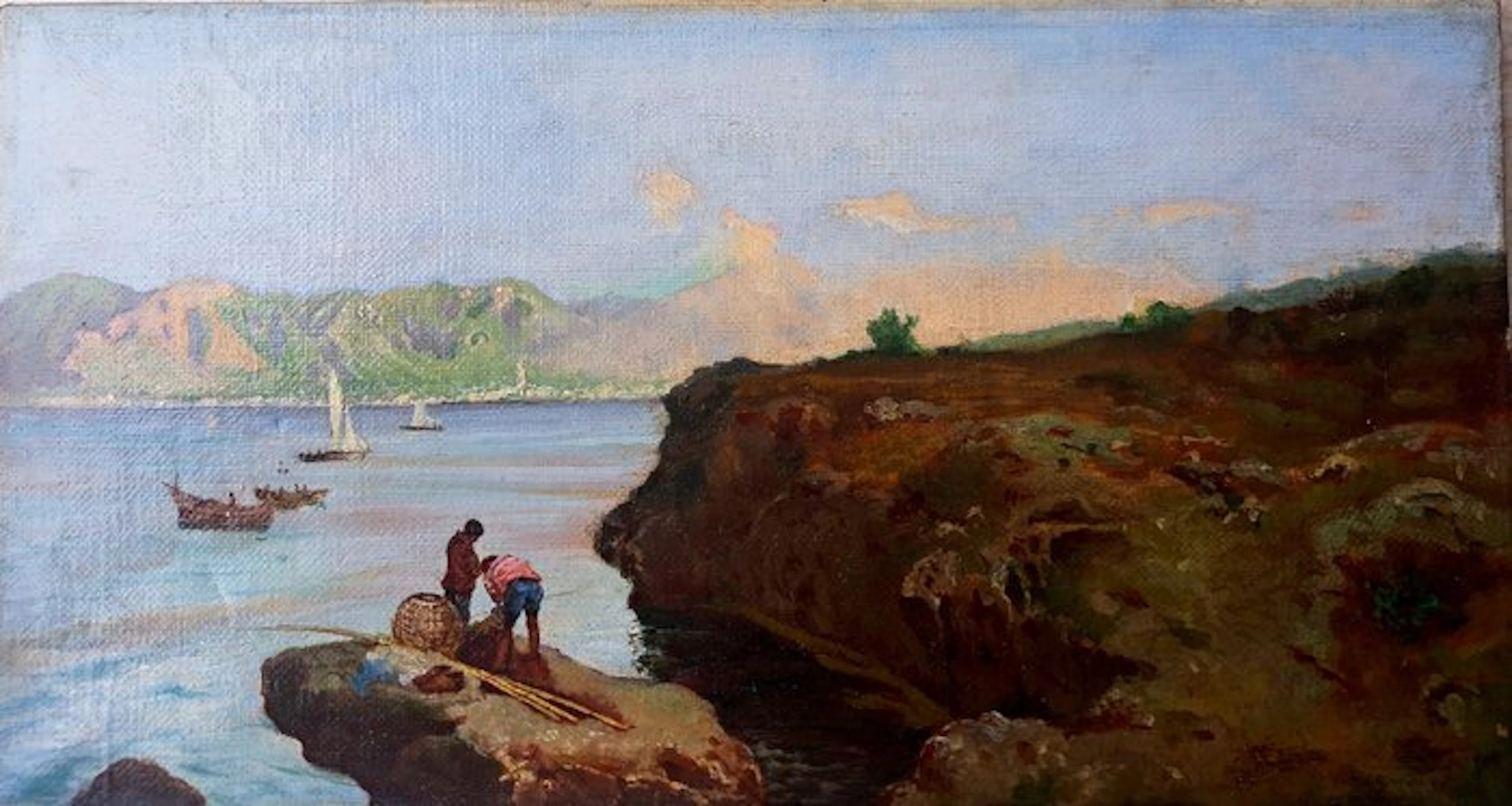 Italian school (XIX) - Paesaggio marino - NO RESERVE