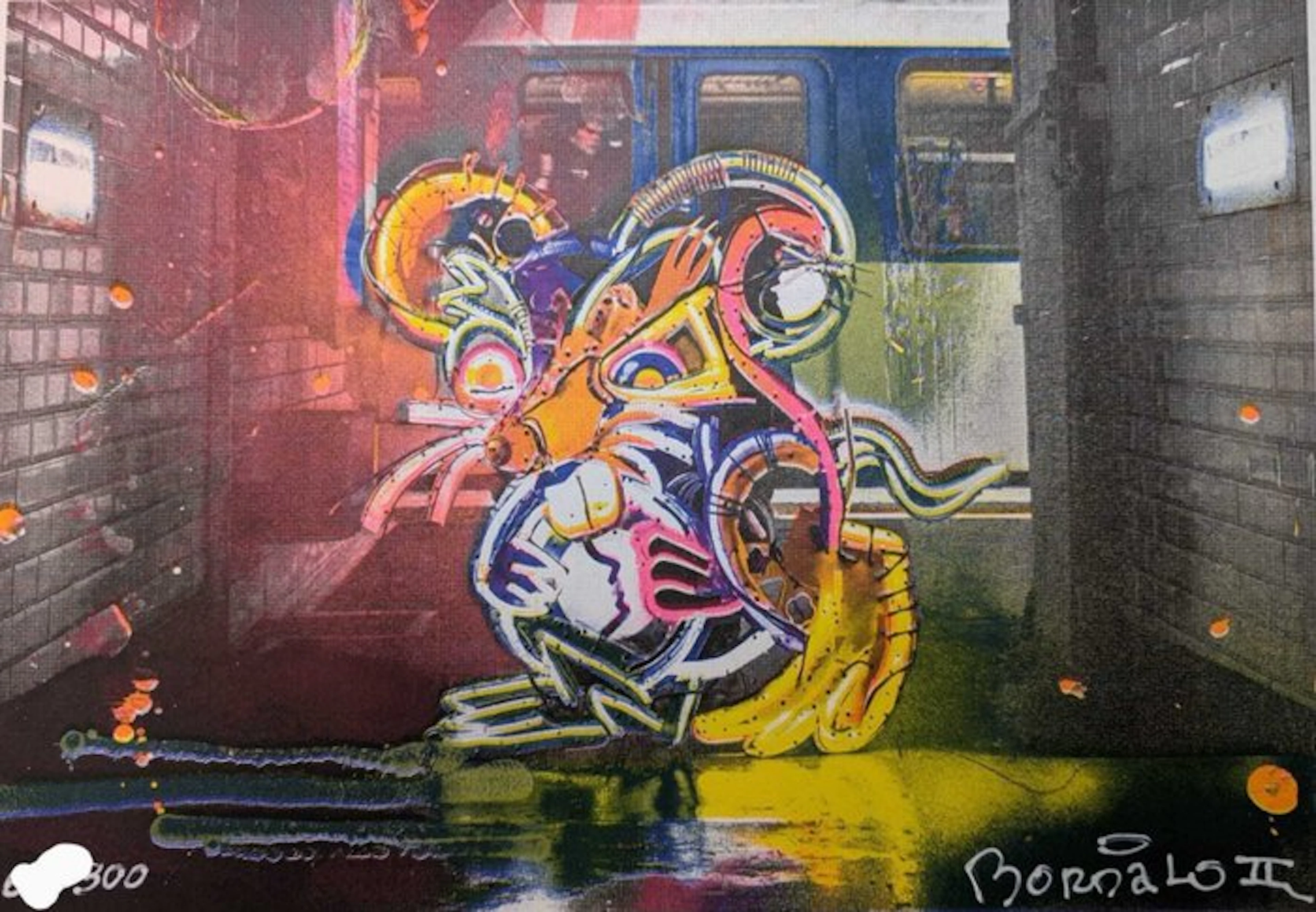 Bordalo II (1987) - Lighted Rat
