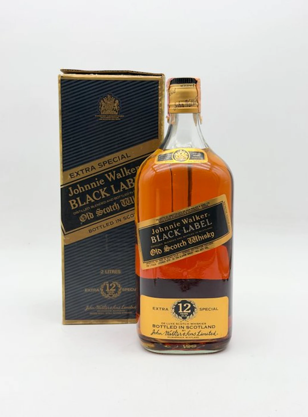 Johnnie Walker 12 years old Black Label Extra Special - b. 1980s - 2 Litres