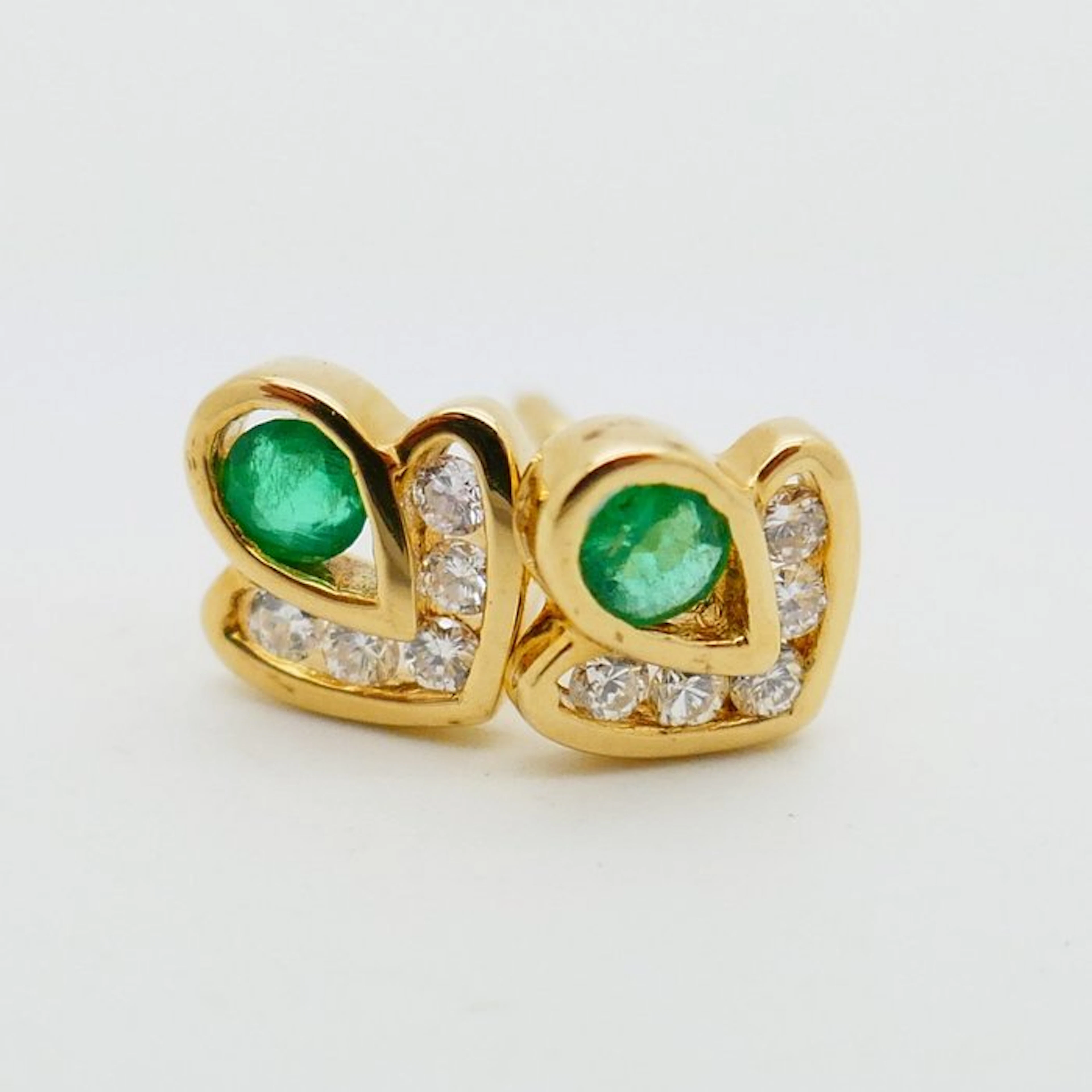 No reserve price - Earrings - 18 kt
