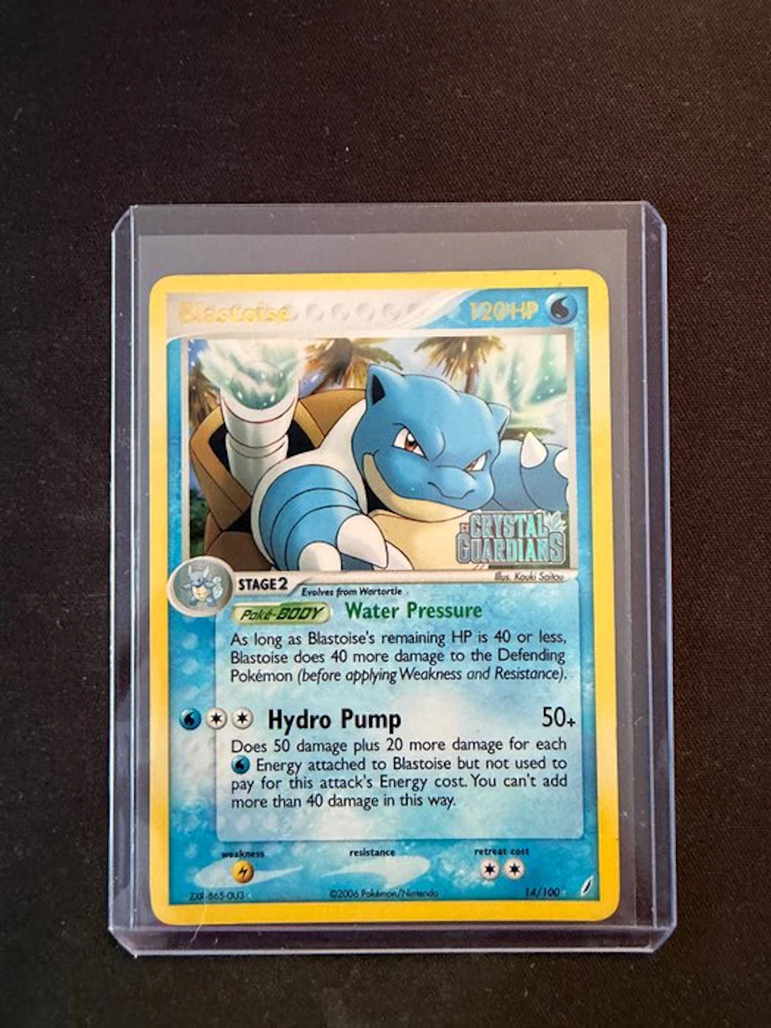 Pokémon - 1 Card - Blastoise 14/100 Foil - EX