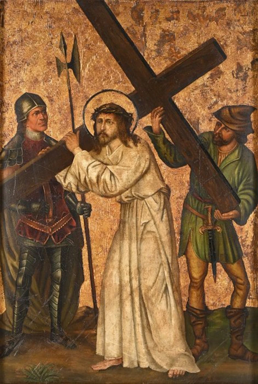 Süddeutsche oder Norditalienische Schule (XVII) - Die Kreuztragung Christi