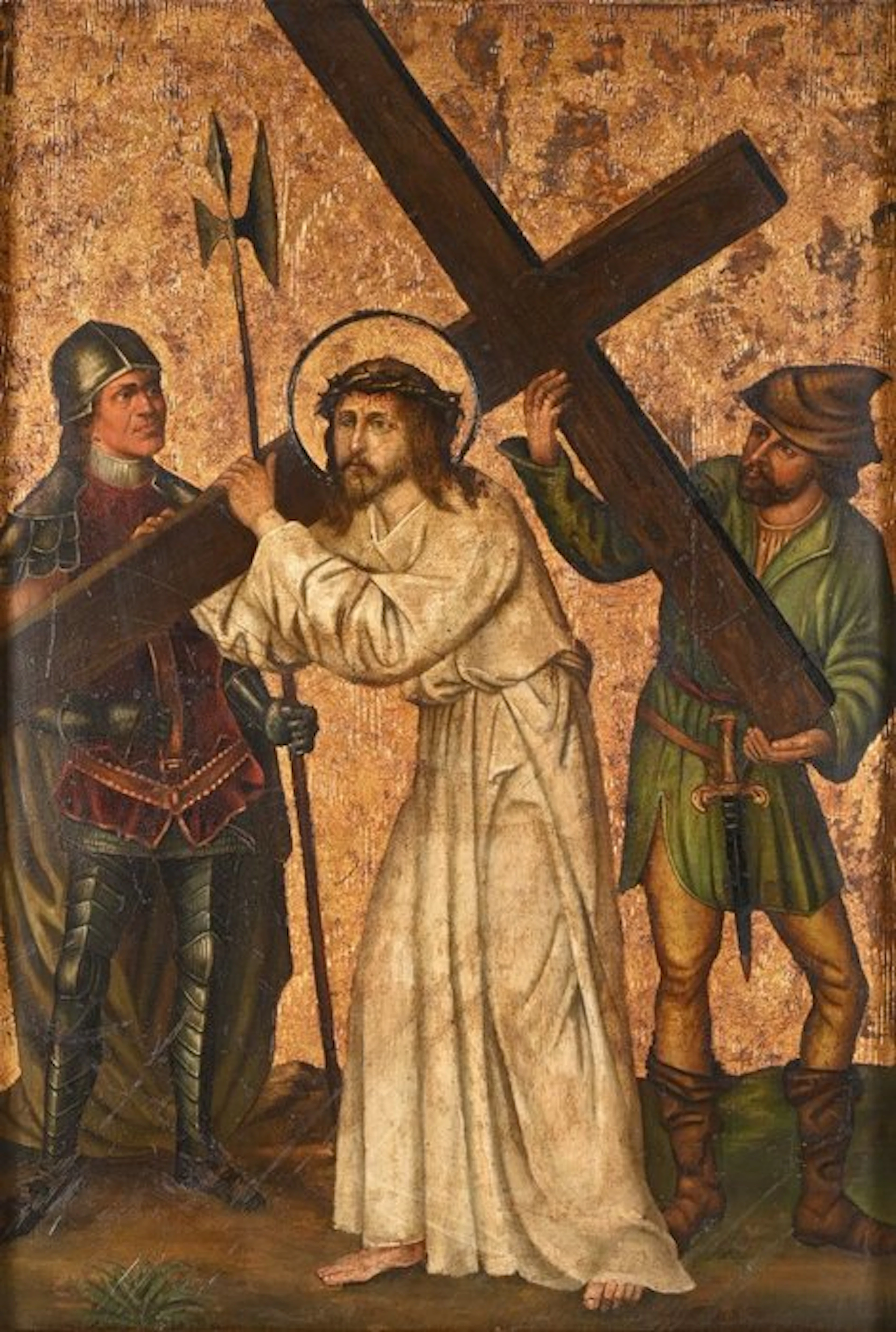 Süddeutsche oder Norditalienische Schule (XVII) - Die Kreuztragung Christi