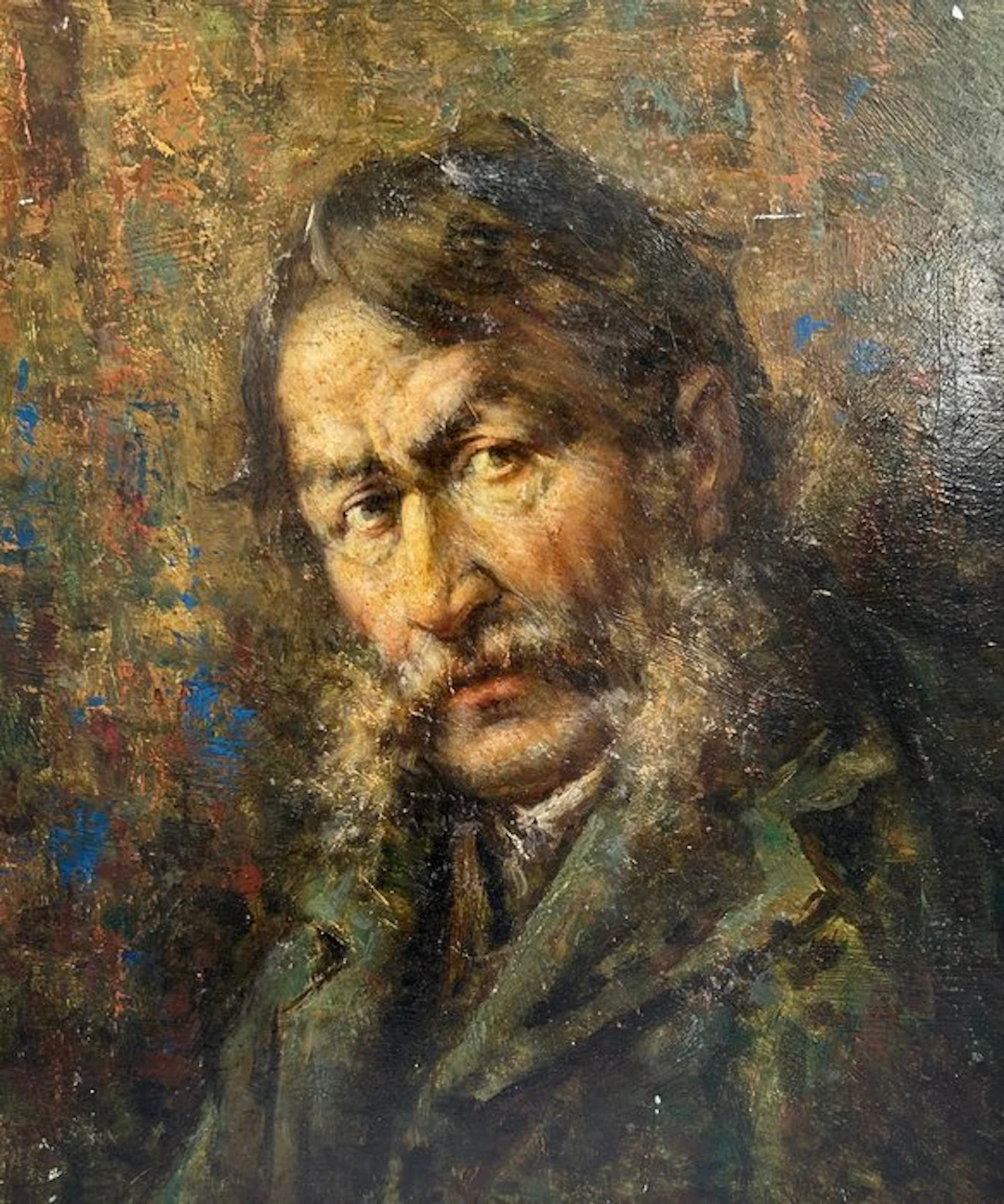 Nazzareno Sidoli (1879–1969) - Ritratto di Uomo con Baffi - NO RESERVE
