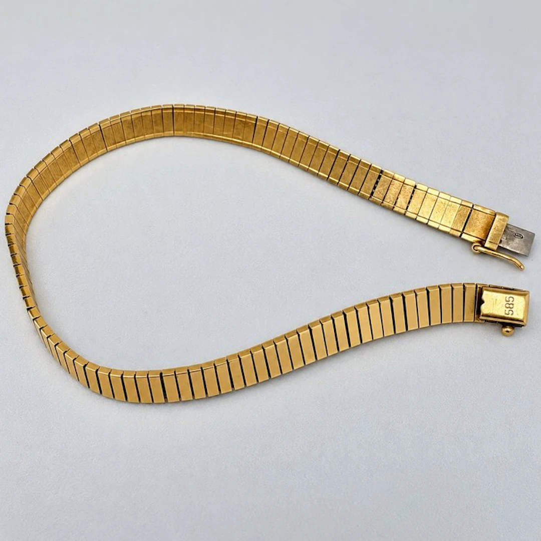 Bracelet - 14 kt. Yellow gold - 14K Gold Bracelet 17.25g