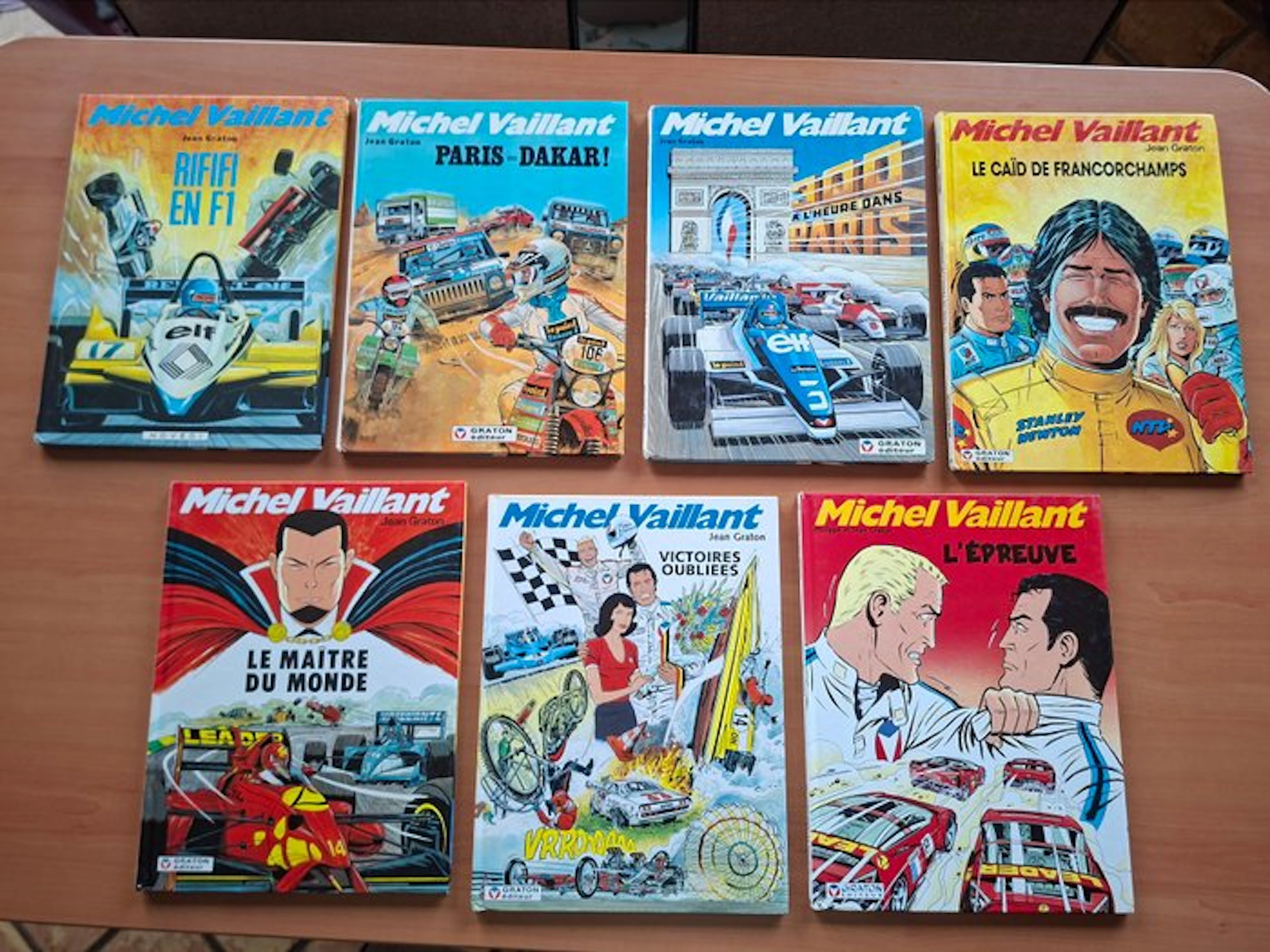 Michel Vaillant T40 à T42 + T51 + T56 + T60 + T65 - 7x C...