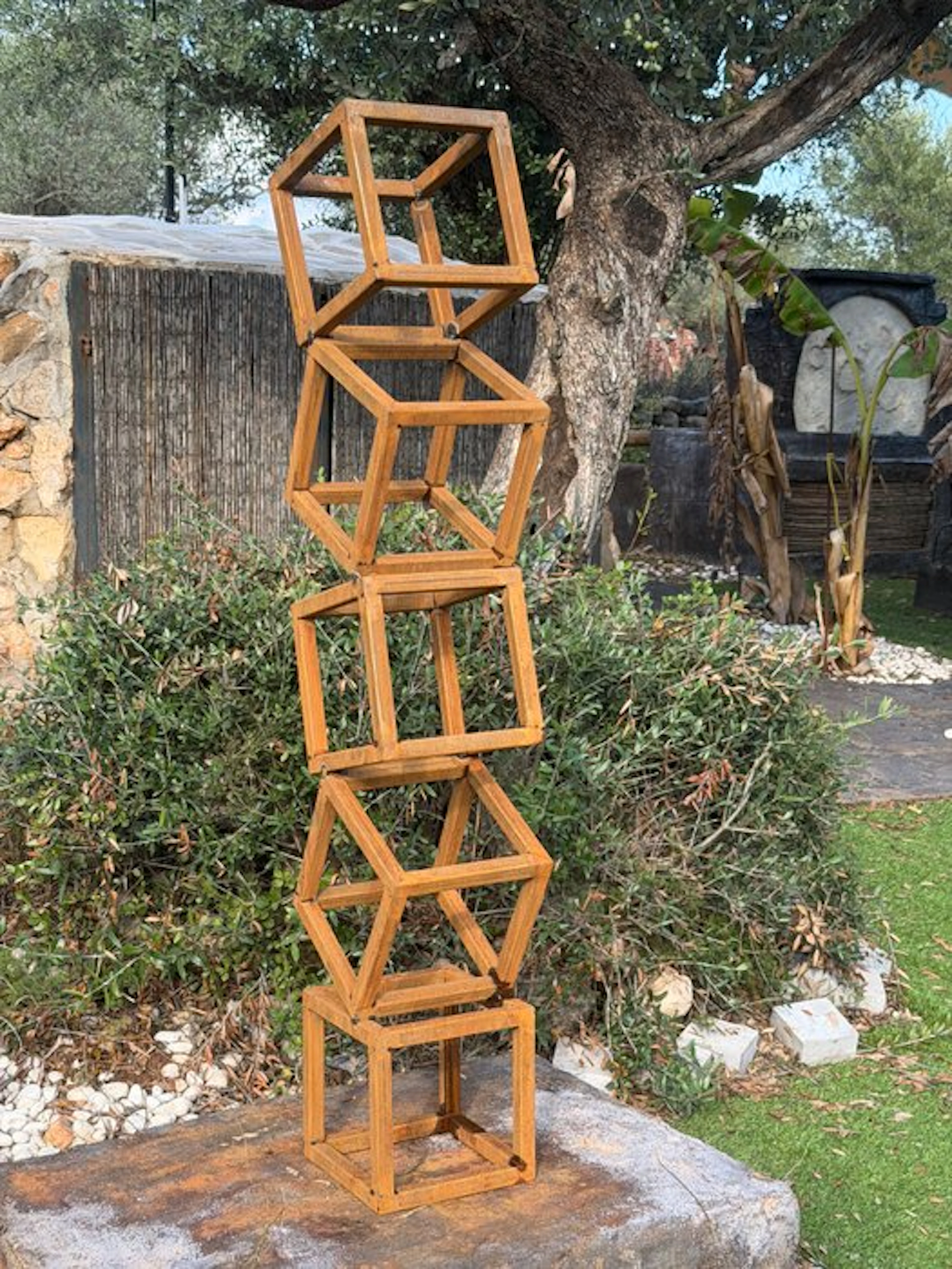 Ana Lucia B.M - Sculpture Corten - XXL - NO Reserve