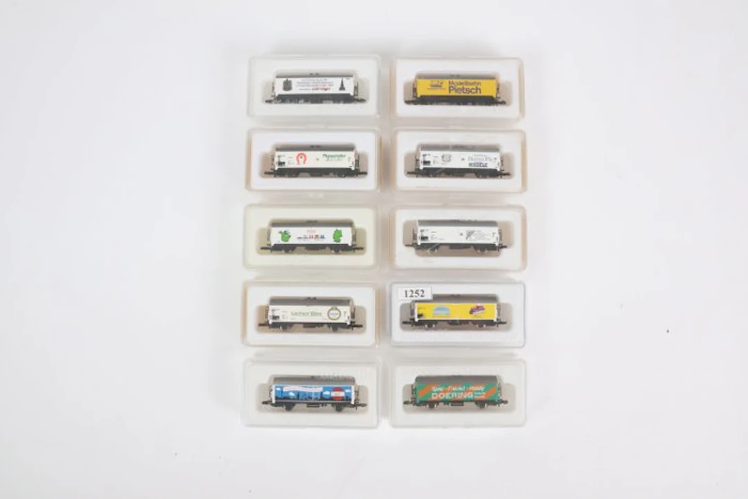 Märklin Z - Model train freight carriage (10)...