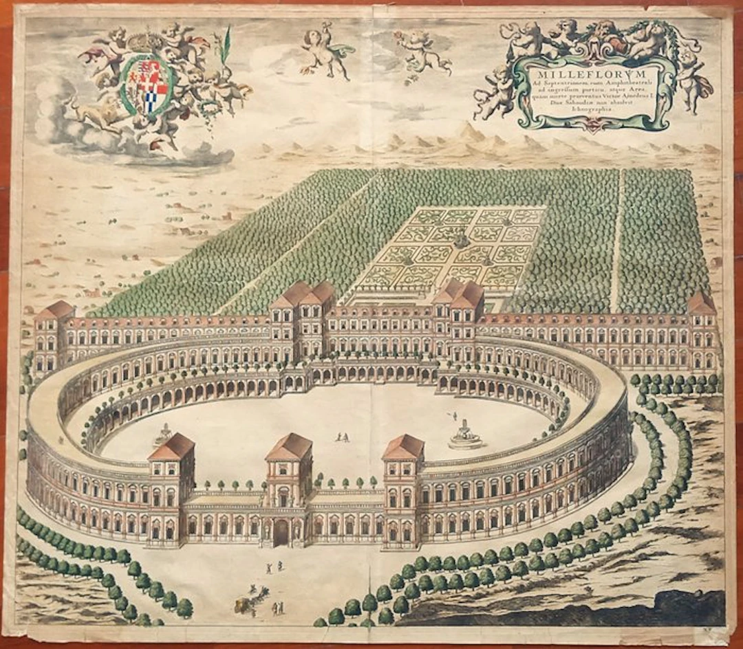 Italy - Turin; Blaeu Johannes - Milleflorum - 1681-1700