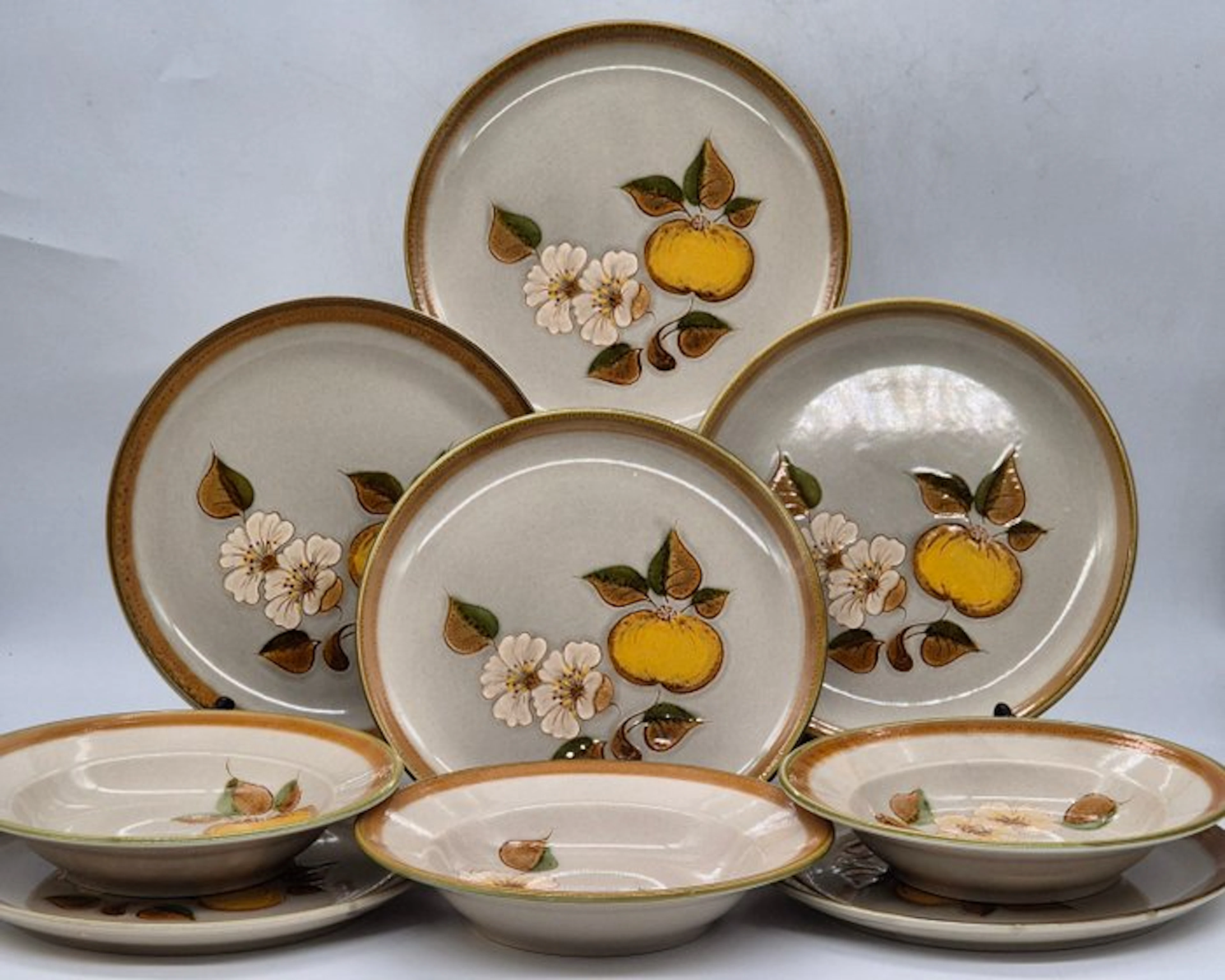 Dinner set (9) - SMF Schramberg – Geschirr-Set – Teller...