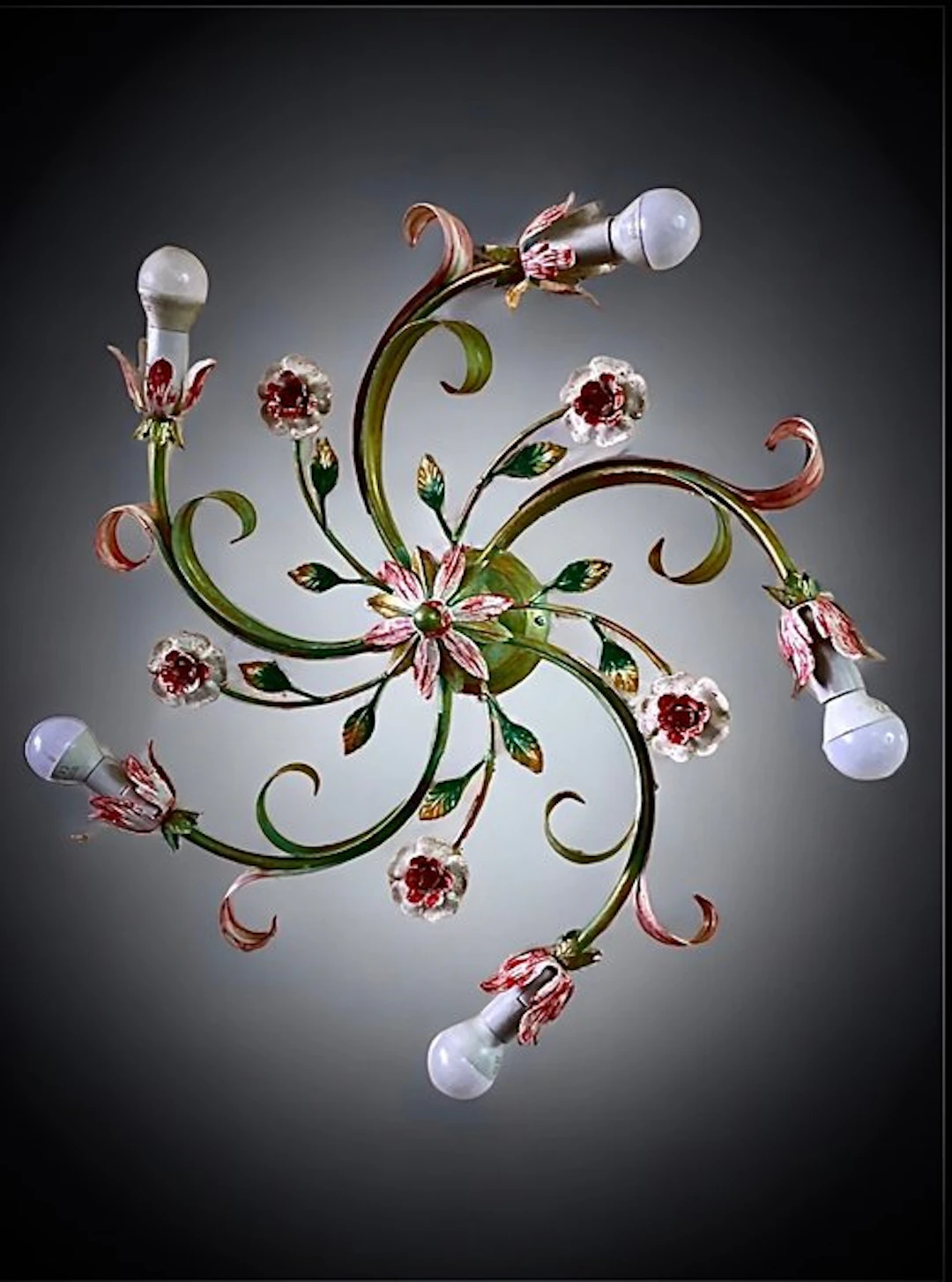 SLC Illumina - MG - Ceiling lamp - La Foglia - Wrought iron