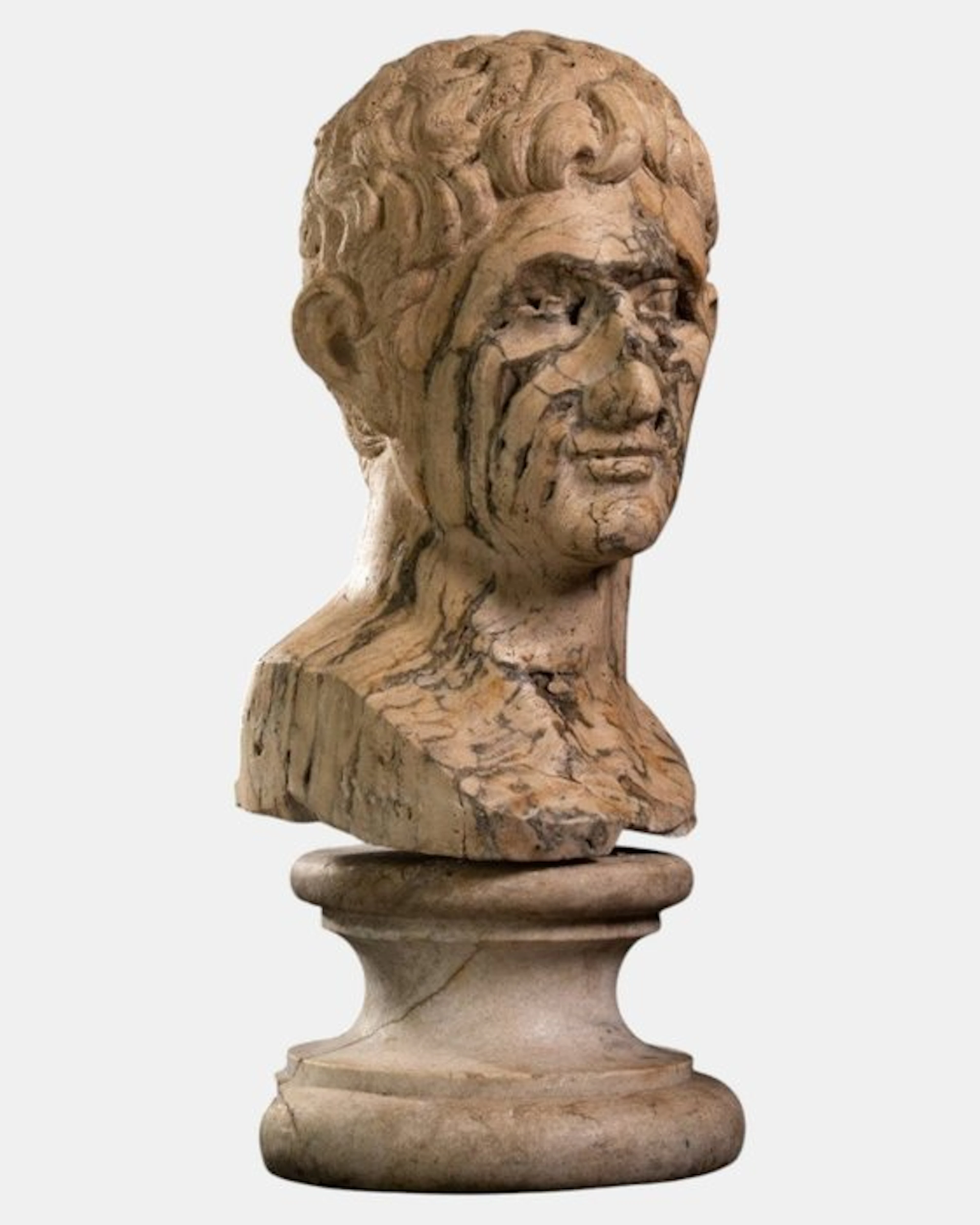 Sculpture, Busto di Augusto - 60 cm - Marble