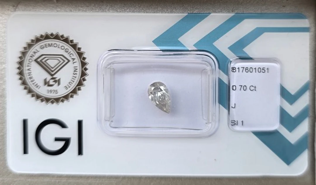 No reserve price - 1 pcs Diamond (Natural) - 0.70 ct...