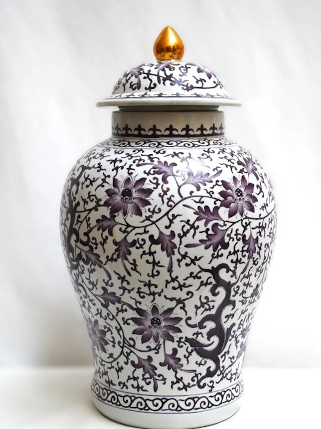 50cm - Lidded vase - Porcelain
