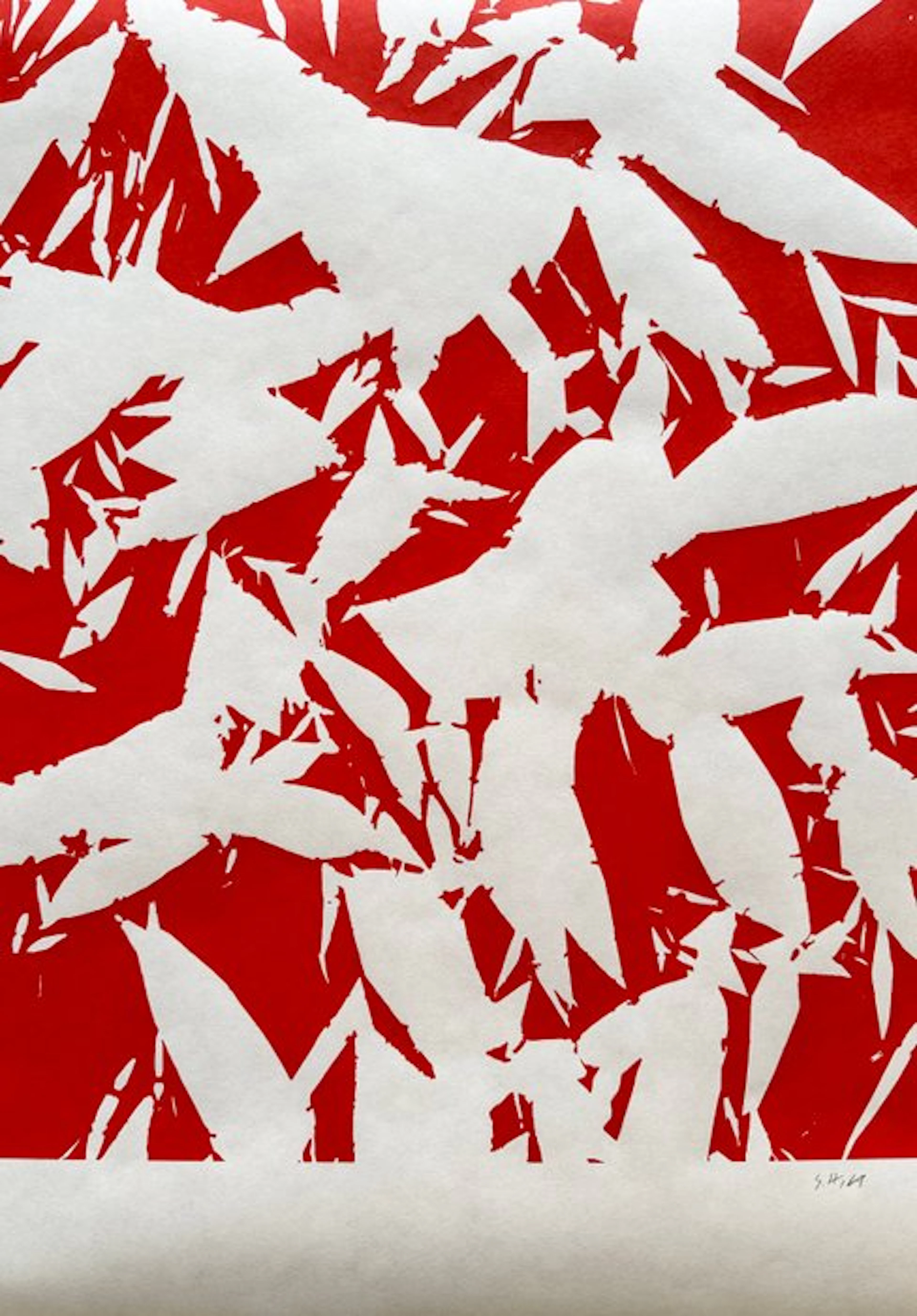 Simon Hantaï (1922-2008) - Sans titre, 1969