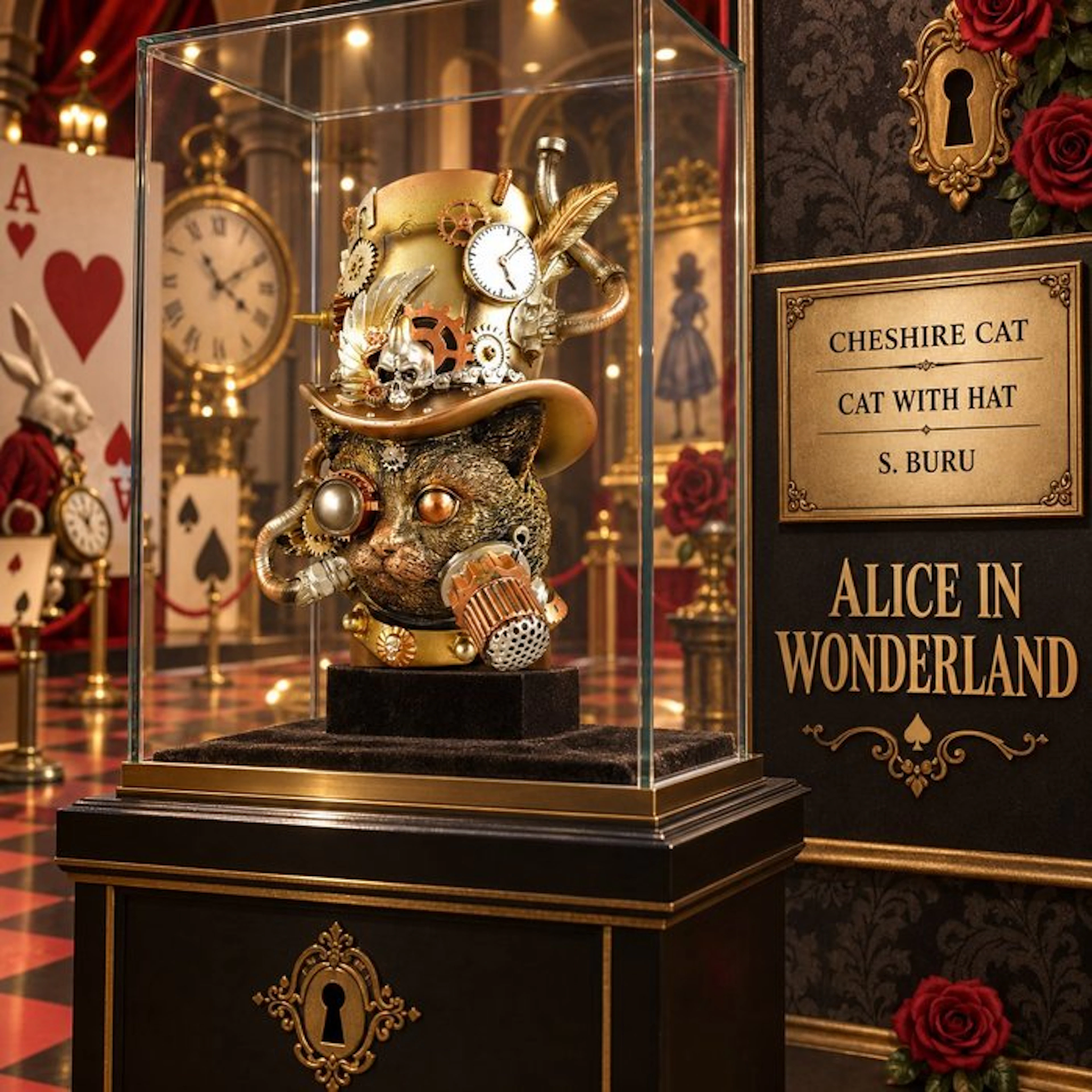 Figurehead - Alice in Wonderland ***CHESHIRE CAT WITH...