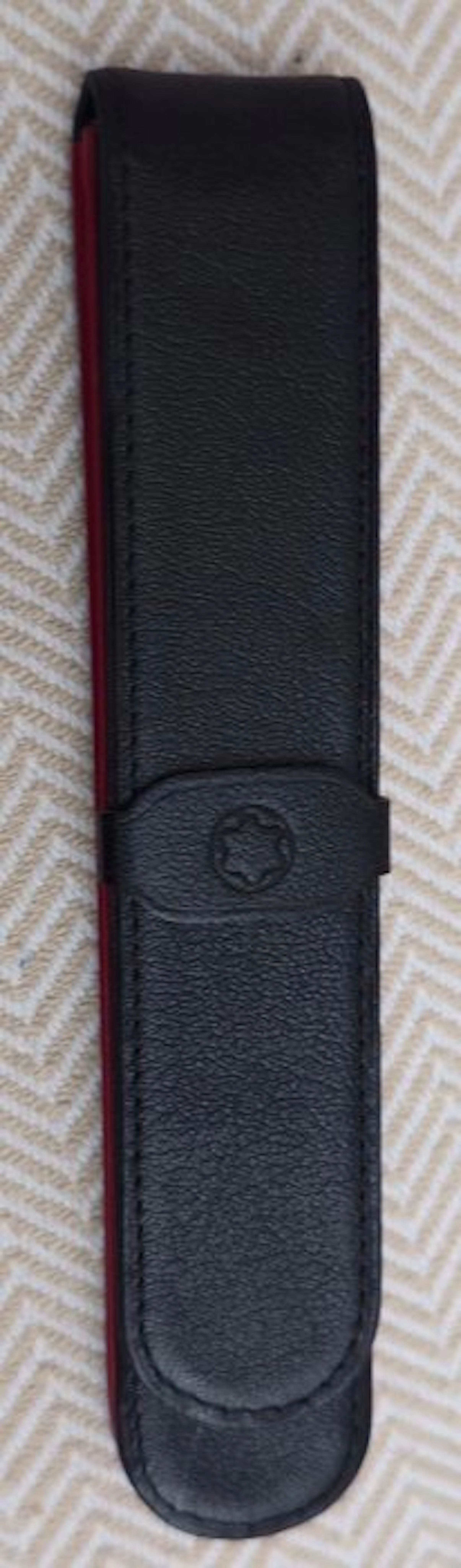 Montblanc - mont blanc funda de piel pluma boligrafo...