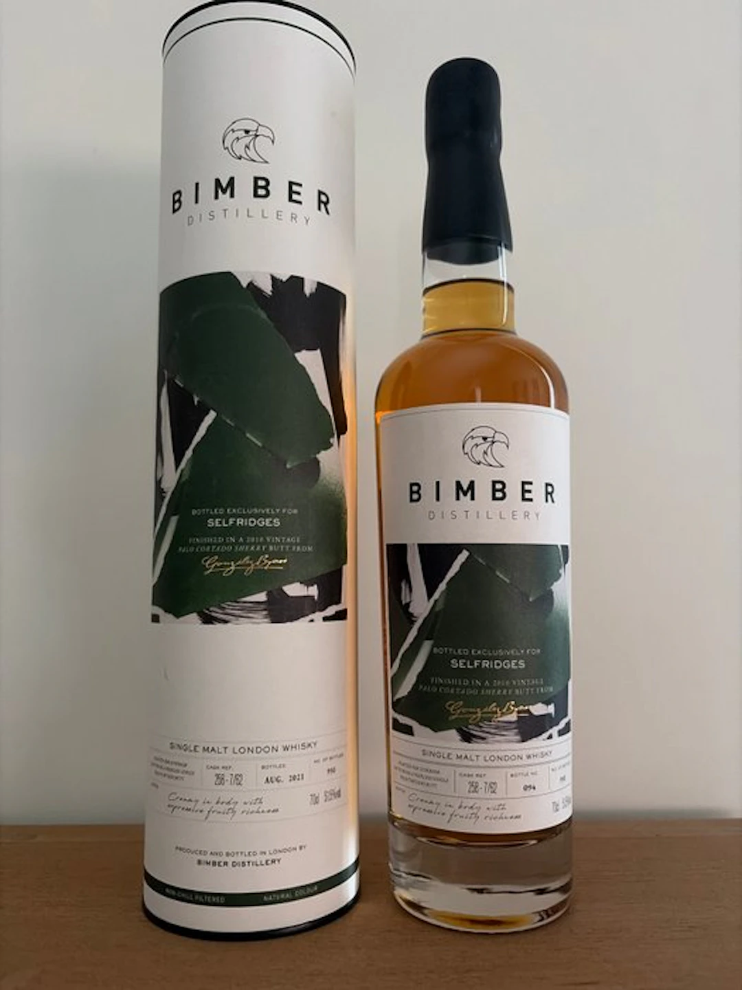 Bimber - Palo Cortado Finish No. 258 for Selfridges - b. 2021 - 70cl