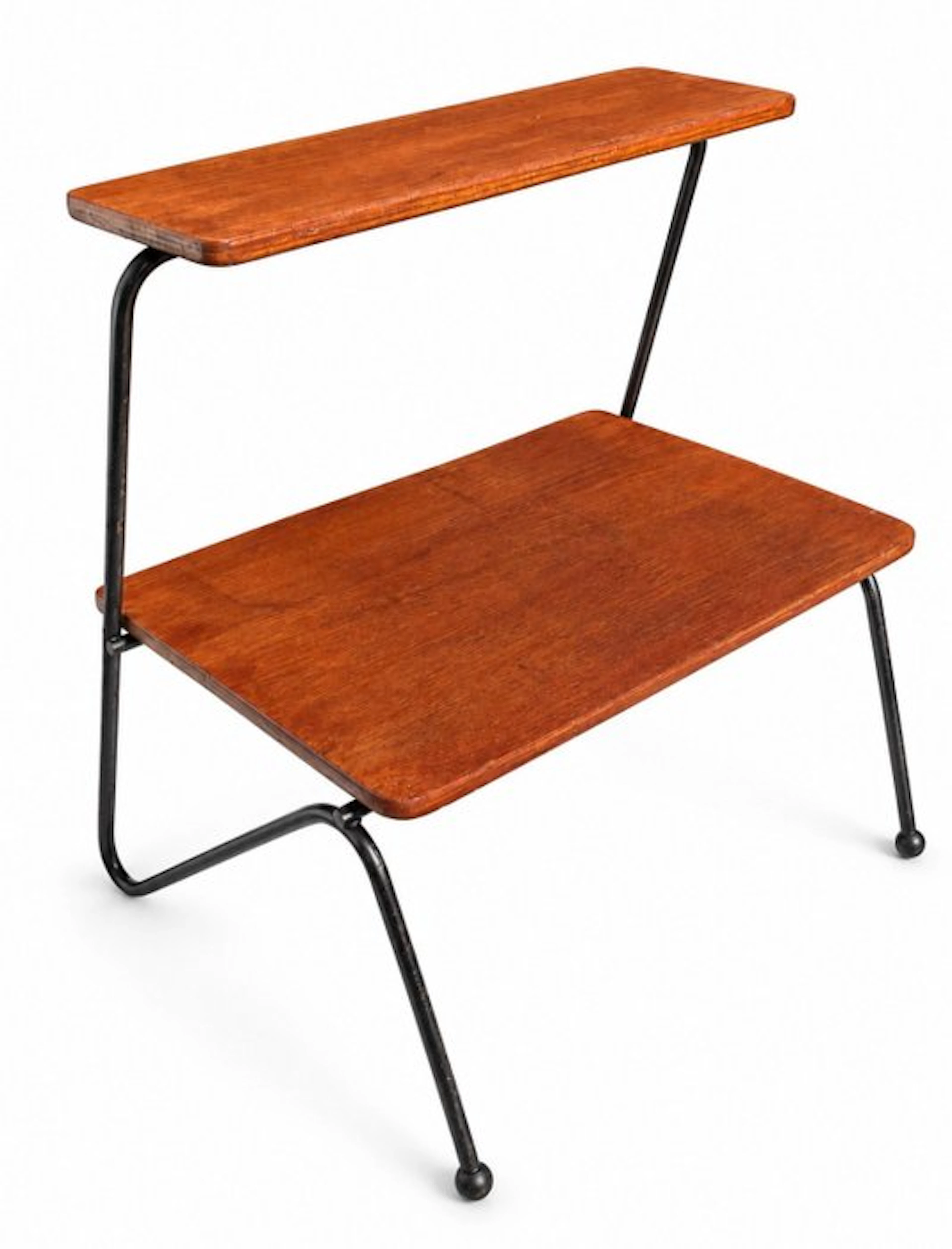 Rack - Wood, Metal - Vintage side table