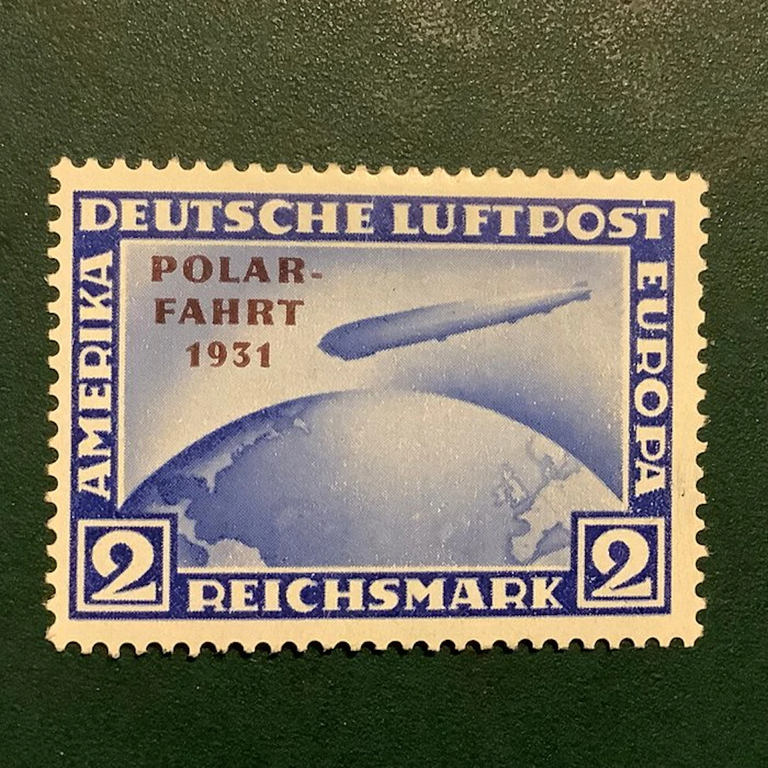 German Empire 1931 - 2 Mark Polar Farhth signed Schlegel - MH - Michel 457