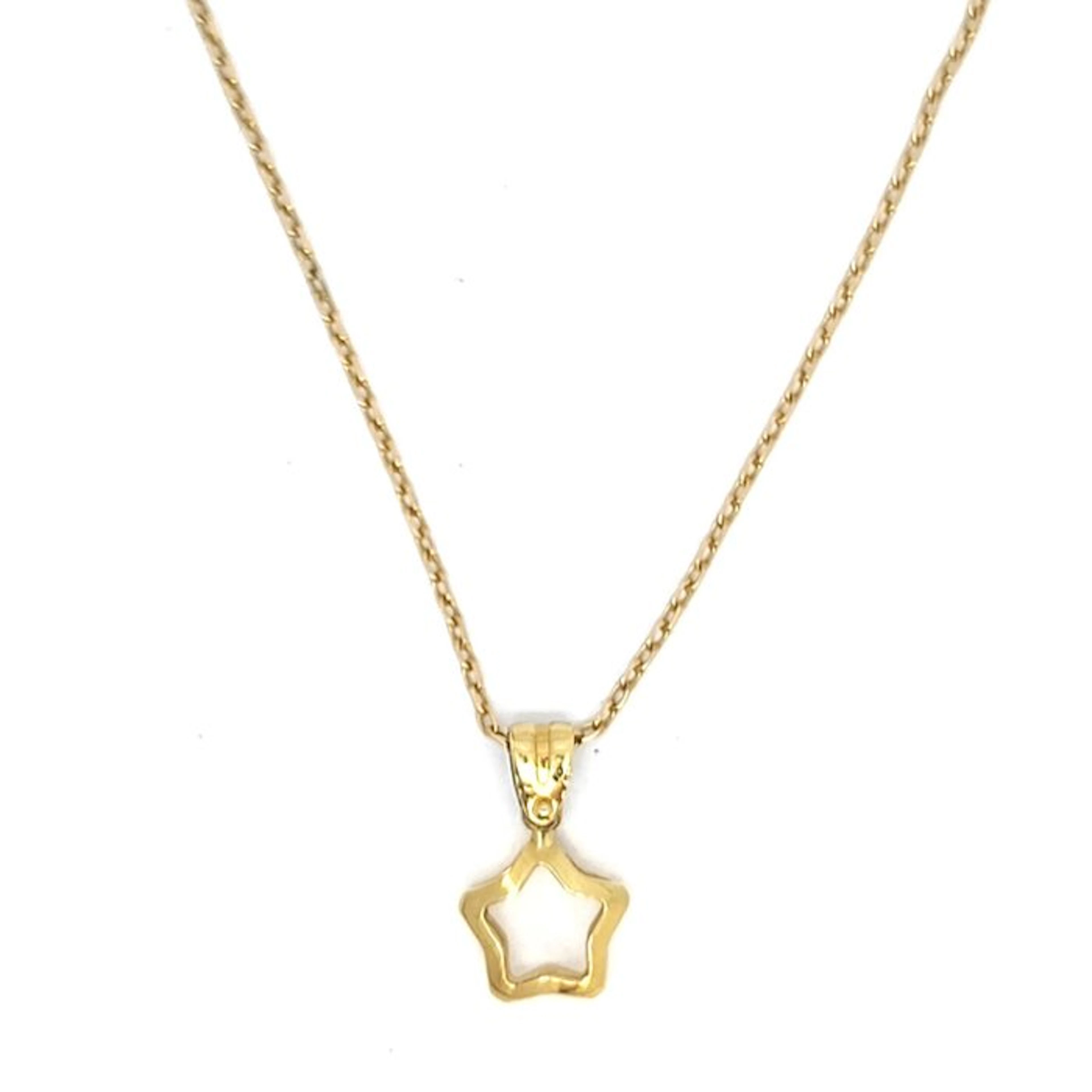 Necklace with pendant - 18 kt. Yellow gold