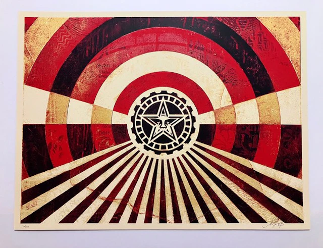 Shepard Fairey (OBEY) (1970) - Tunnel Vision (Gold)