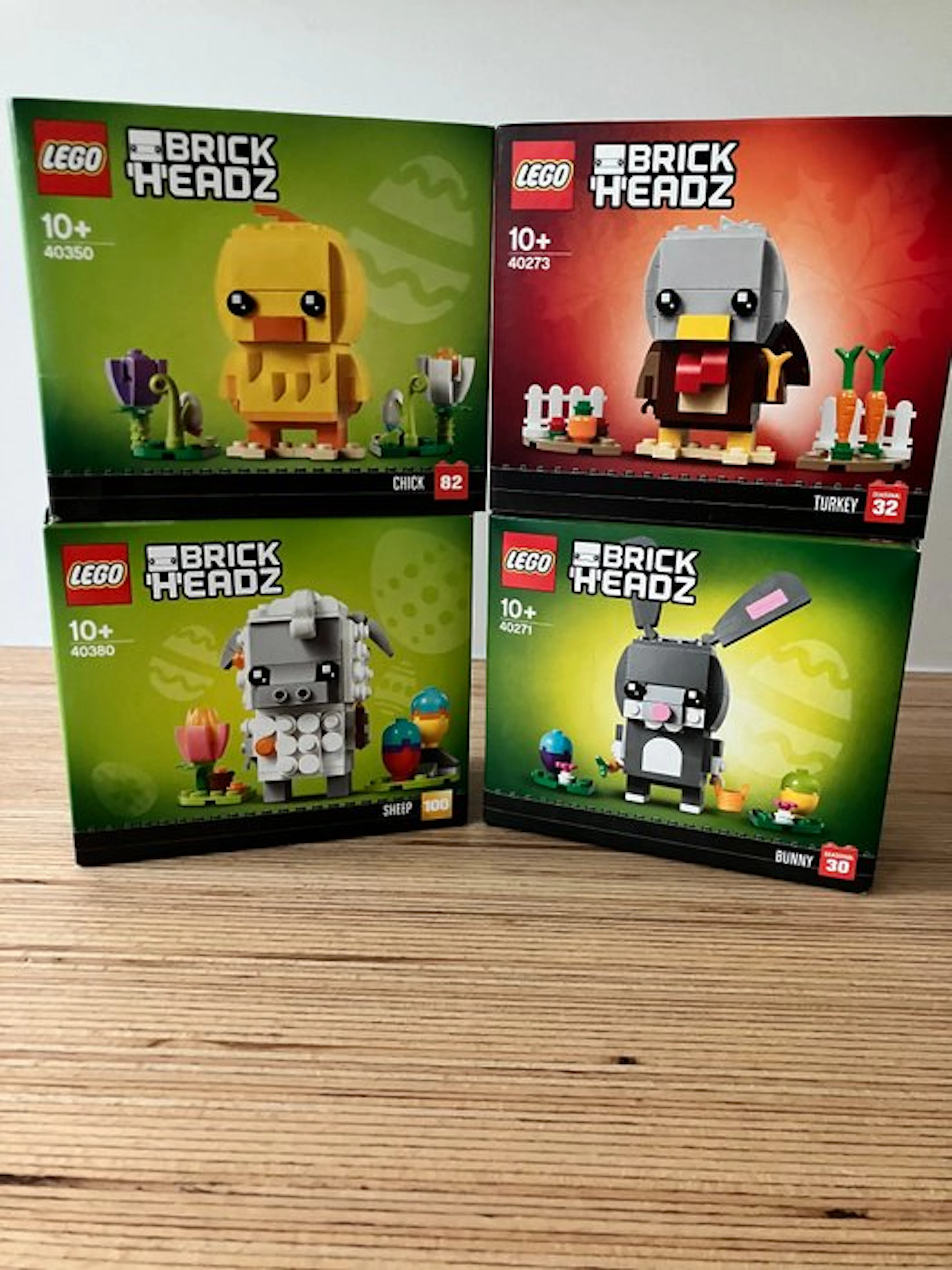 LEGO Set - BrickHeadz - Chick, Sheep, Turkey and Bunny