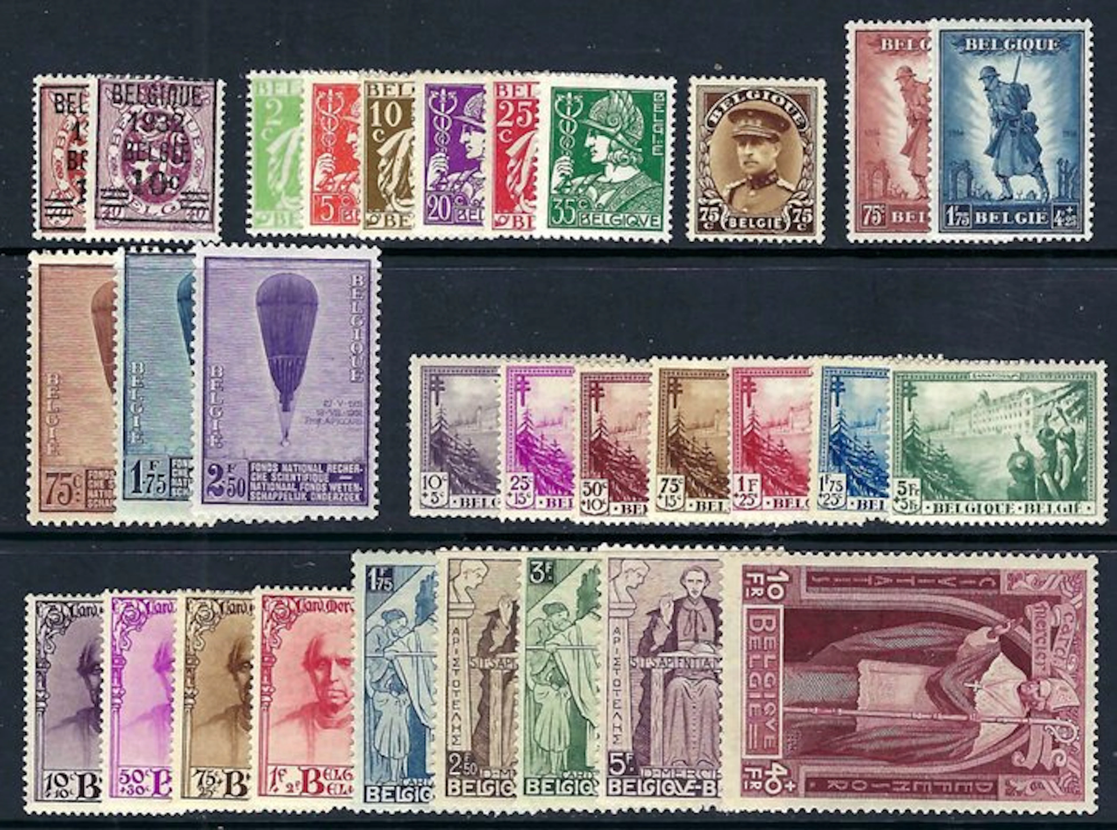 Belgium 1932 - The complete volume for the year