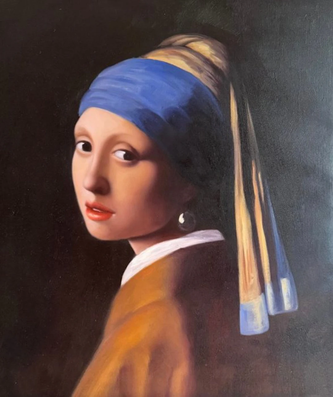 Oreste Panzarella (XX-XXI), da Jan Vermeer - La ragazza con l’orecchino