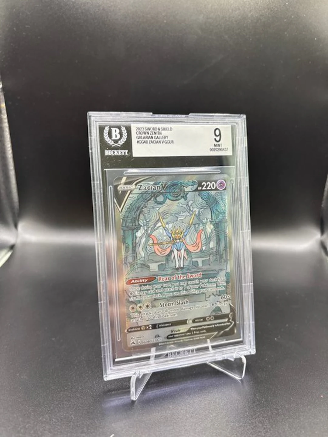 Pokémon - 1 Graded card - Zacian V GG48 Full art...