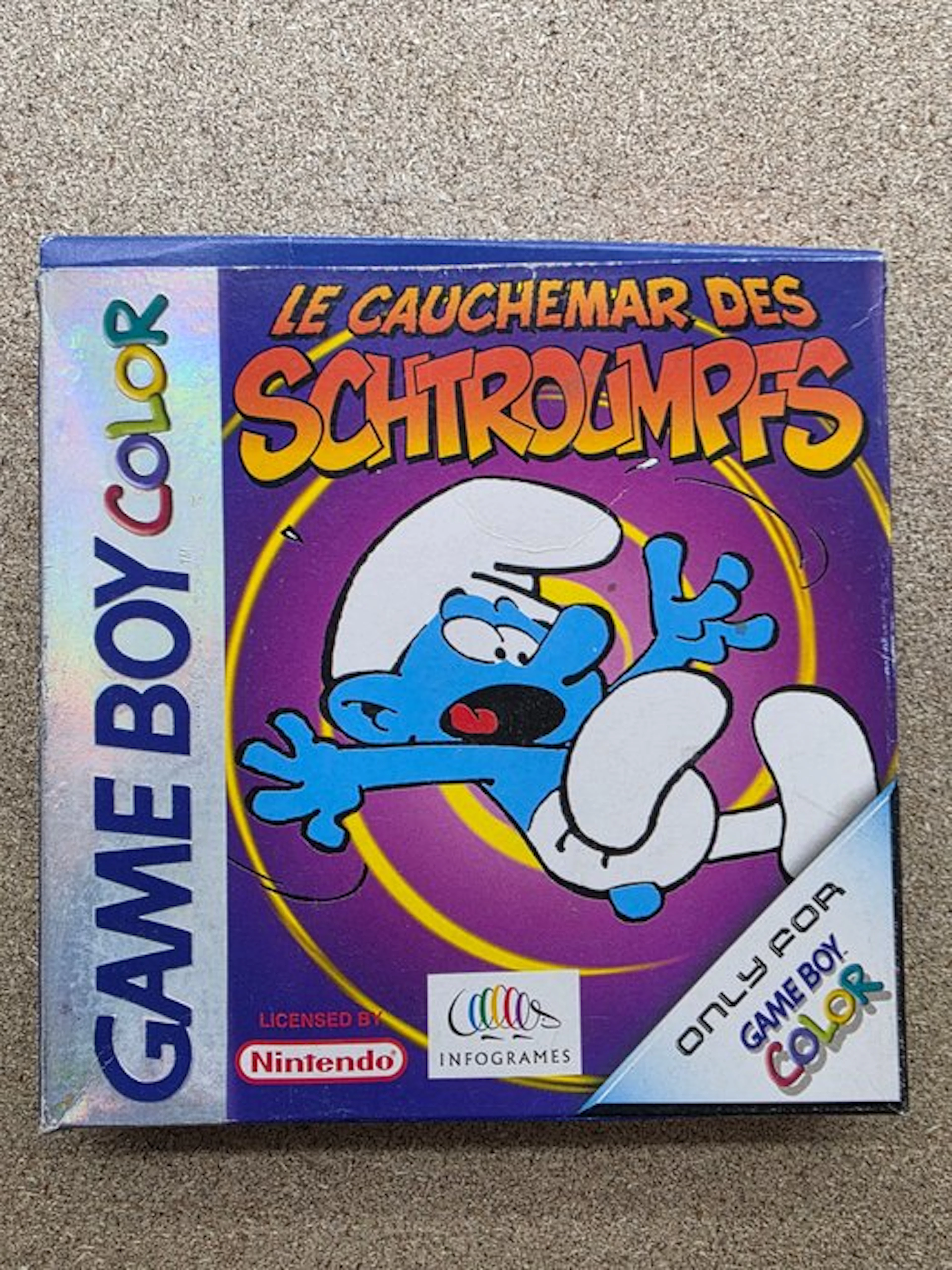 OLD STOCK Extremely Rare Nintendo Game Boy "Le Cauchemar...
