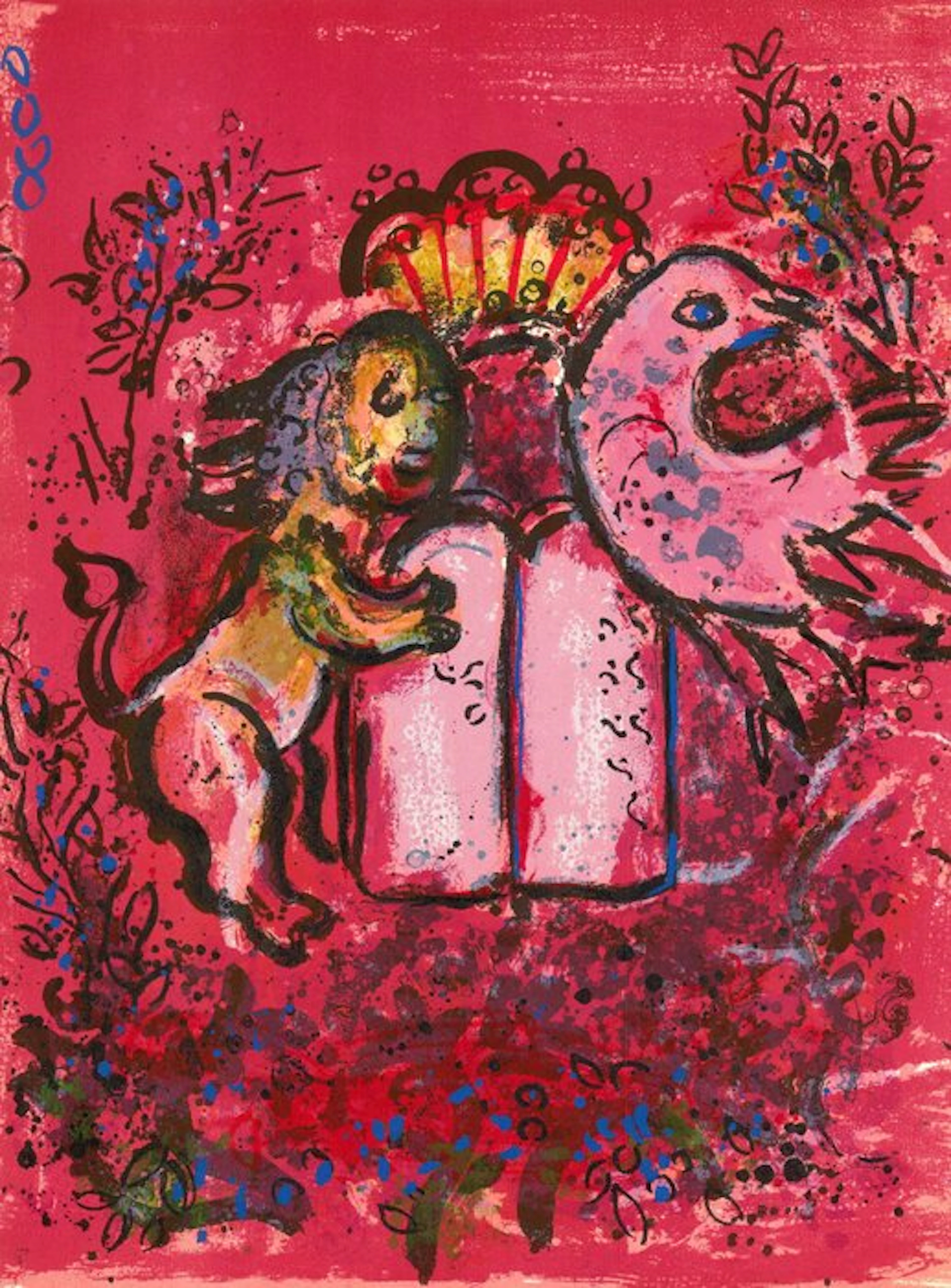 Marc Chagall (1887-1985), after - Tables de la Loi, Les vitraux de Jérusalem
