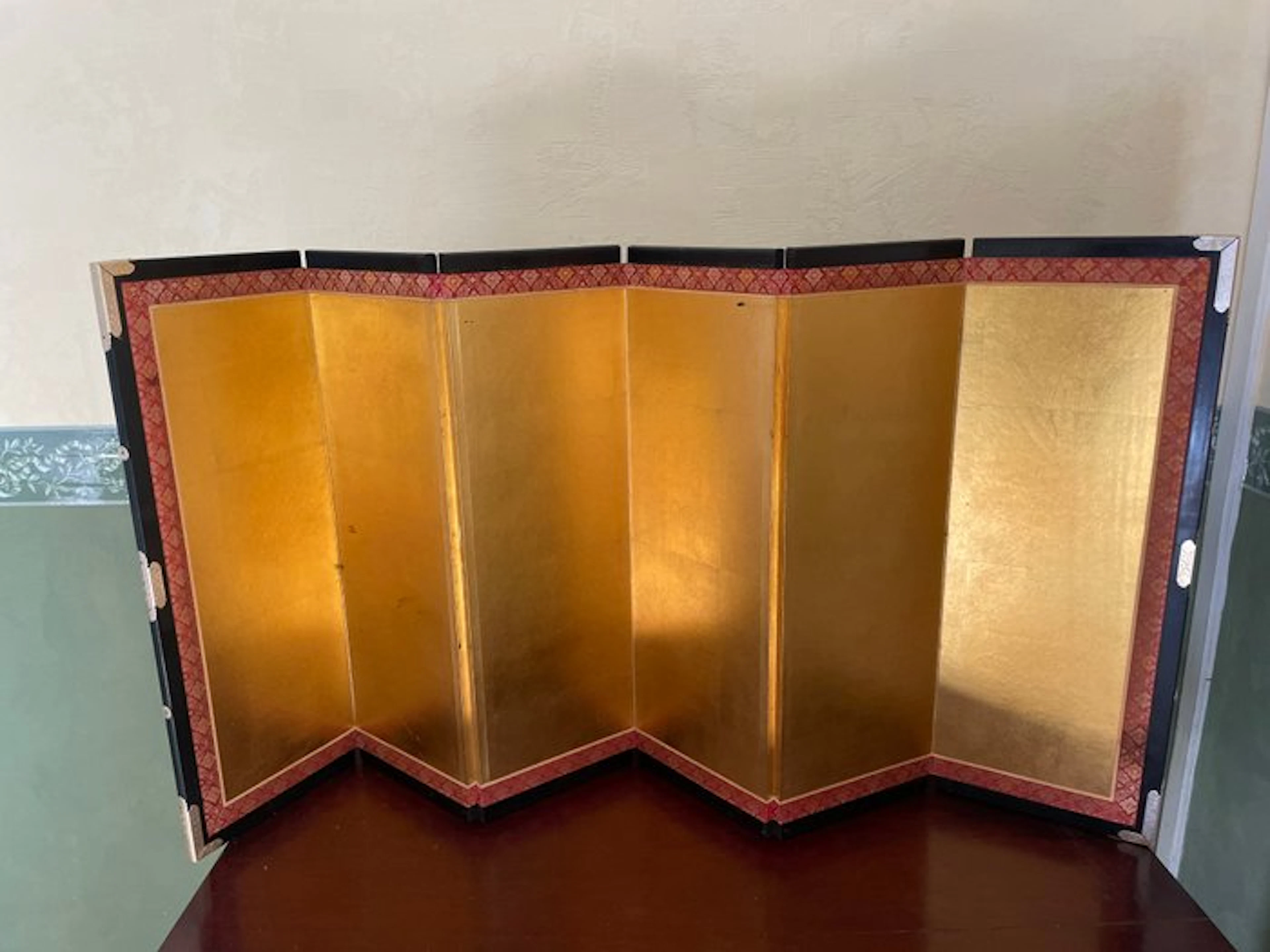 Folding screen - Kanazawa Gold Leaf (金沢箔) - Japan