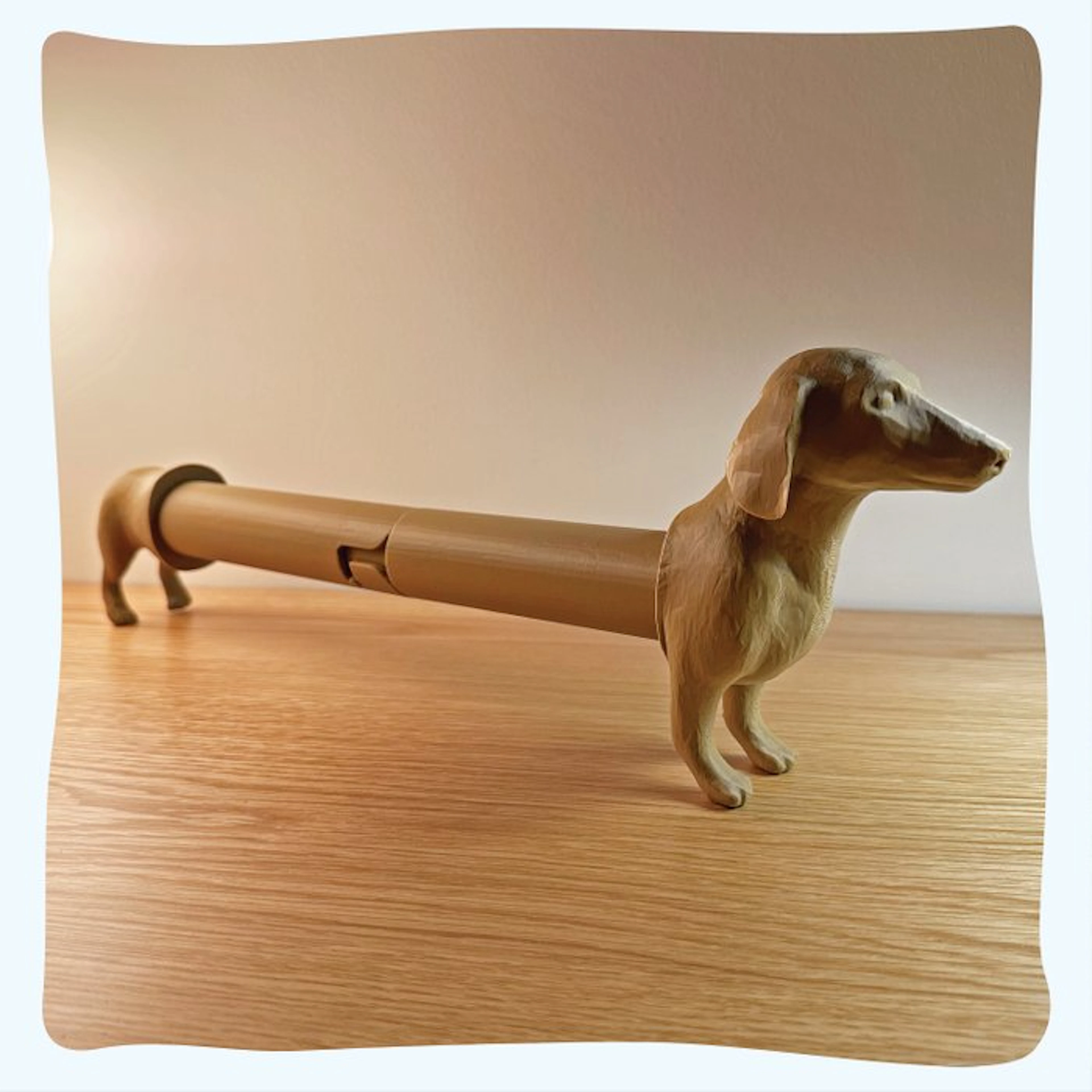 Dispenser - PLA - Dachshund Paper Towel Hol