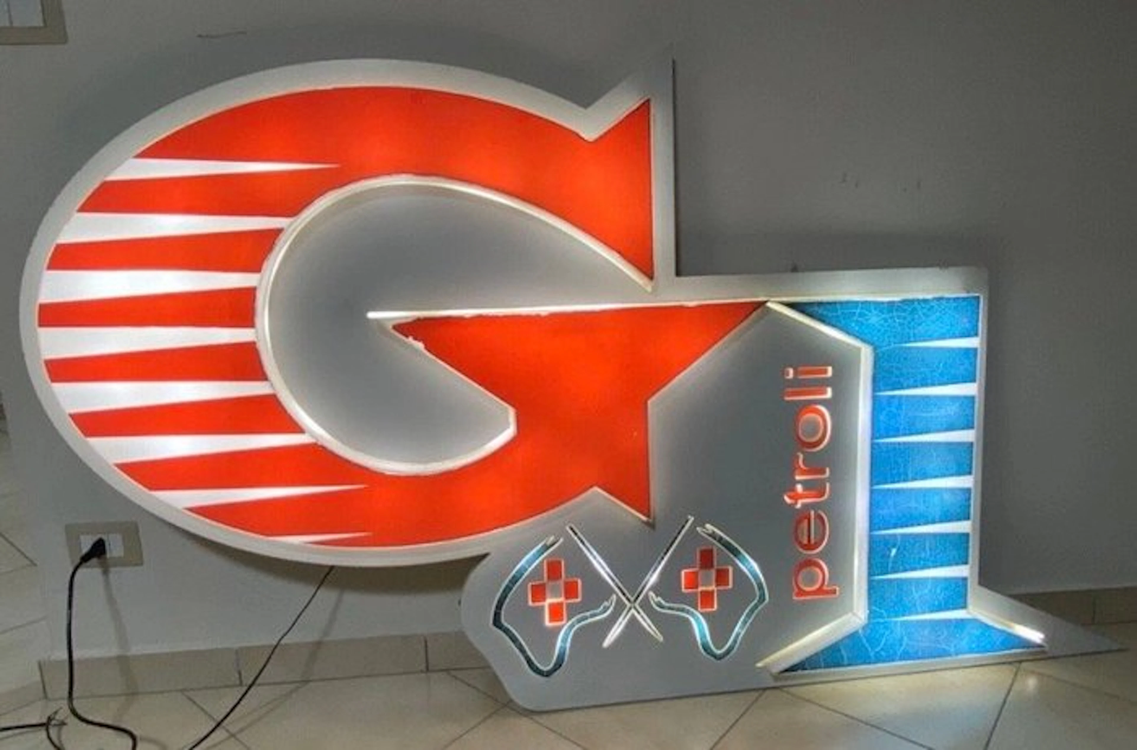 G1 luminous fuels unobtainable - Lighted sign - plastic and metal