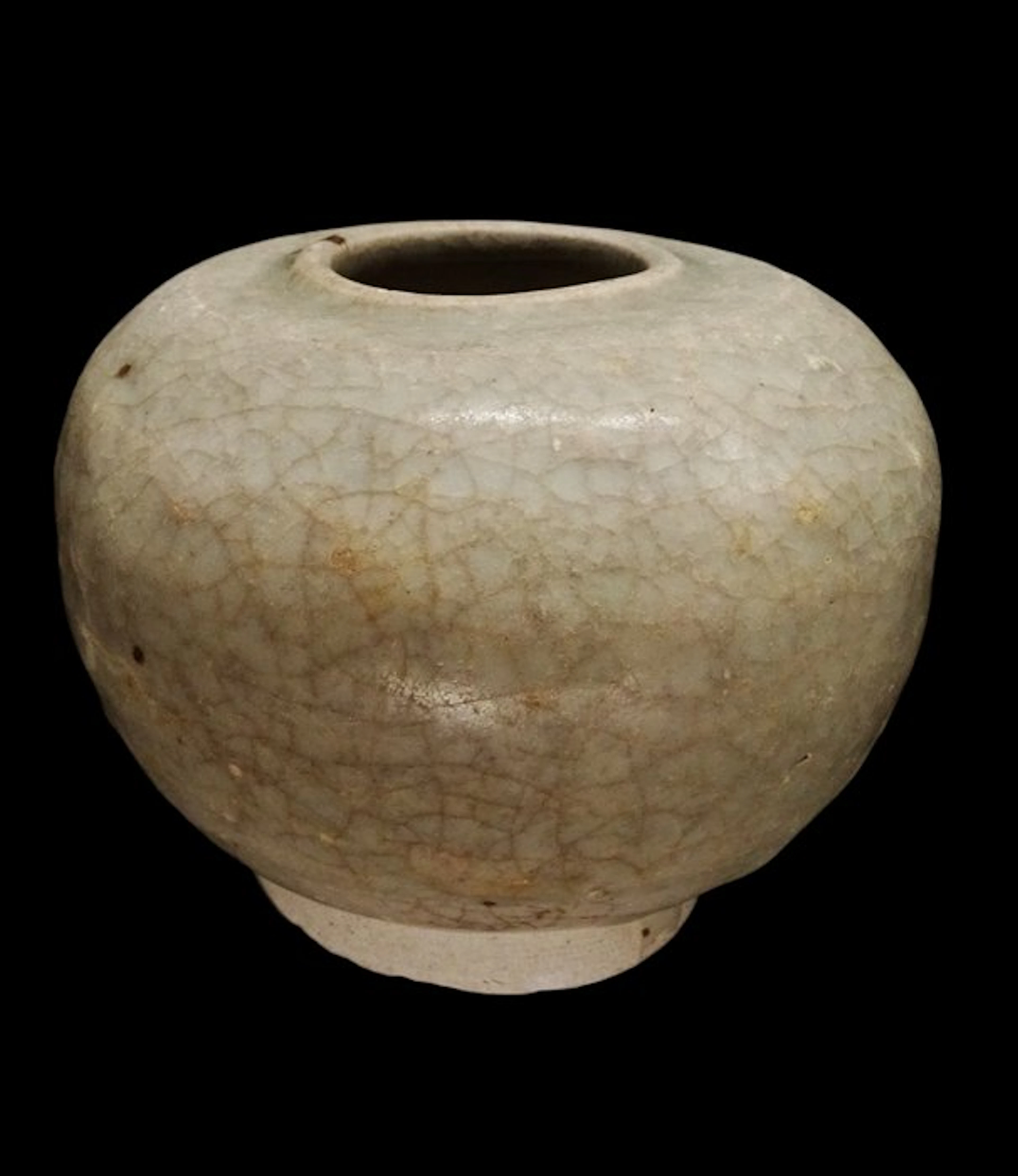 Ancient Chinese - Stoneware vase with crackled glaze - Song Dynasty (960-1279)