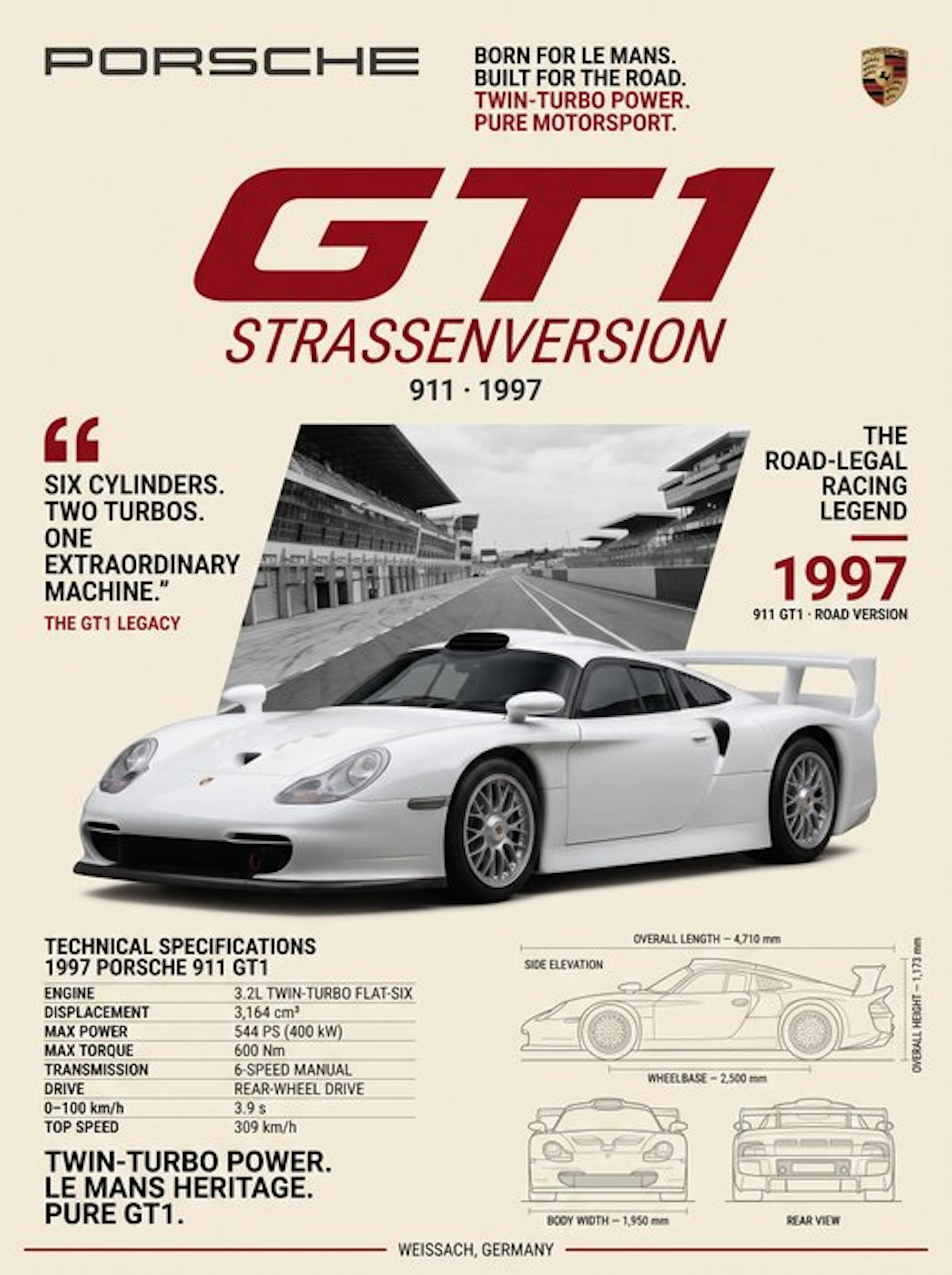 Shmidt.Art - Porsche - GT1 STRASSENVERSION 911 · 1997 - 2020s