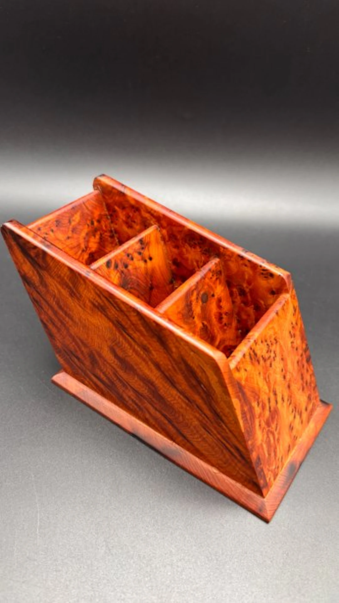 Letter holder - Unique HANDMADE Desk Organizer (NO...