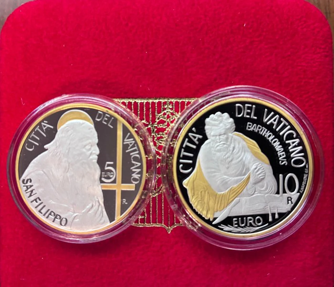 Vatican. 5 Euro / 10 Euro 2024 "San Filippo" + "San Bartolomeo" (2