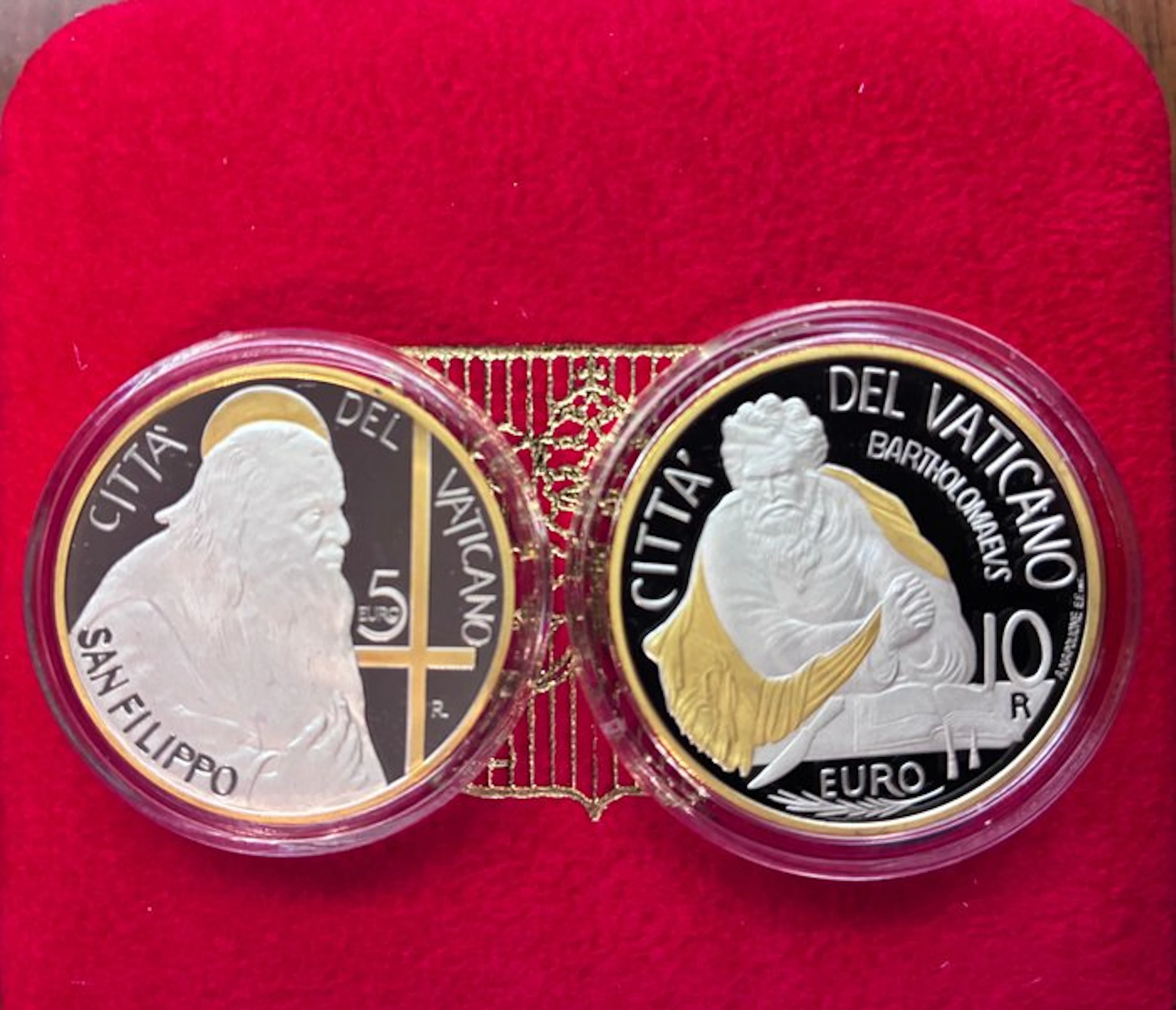 Vatican. 5 Euro / 10 Euro 2024 "San Filippo" + "San Bartolomeo" (2