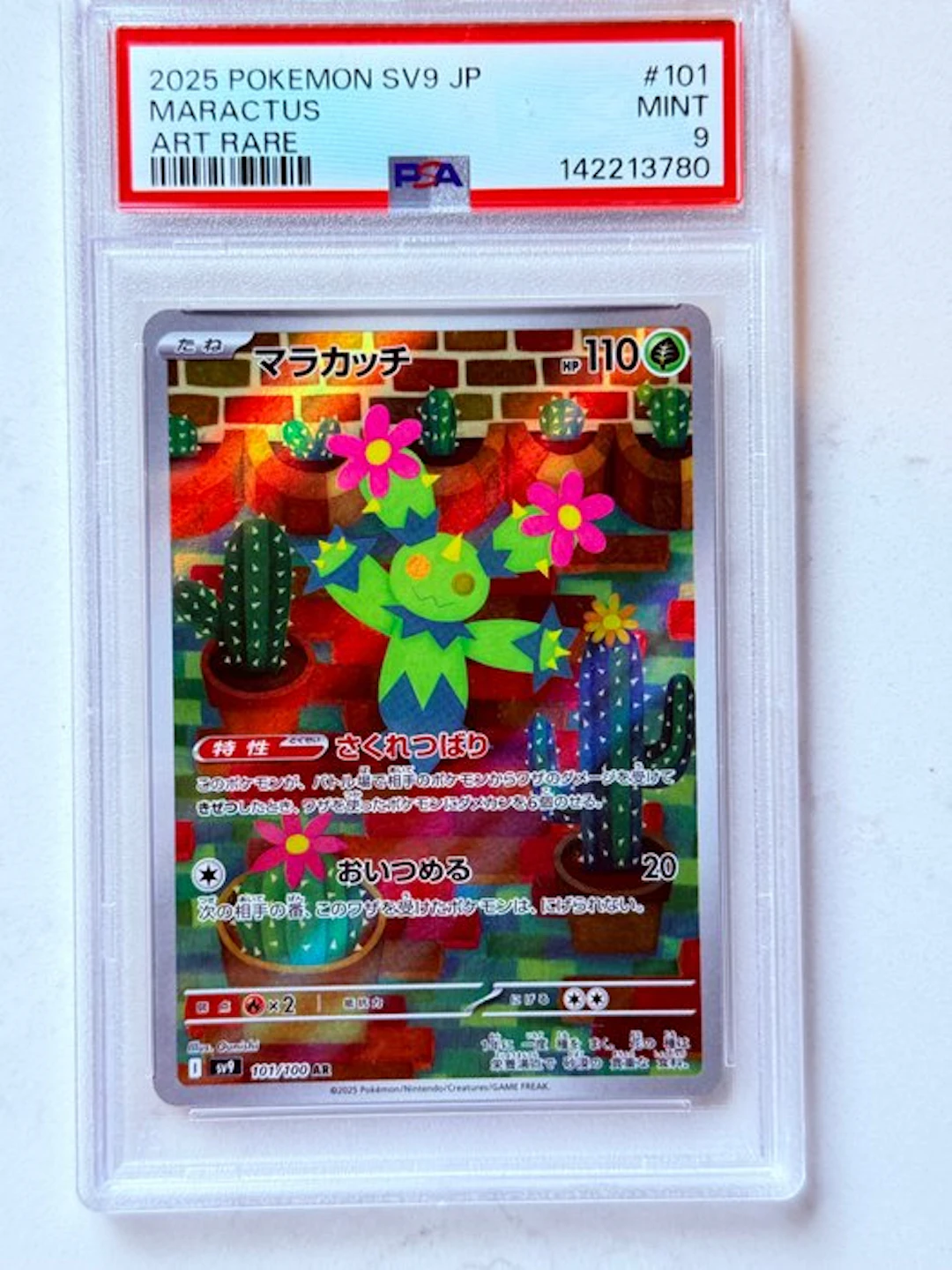 Pokémon - 1 Graded card - Maractus 101/100 AR Foil